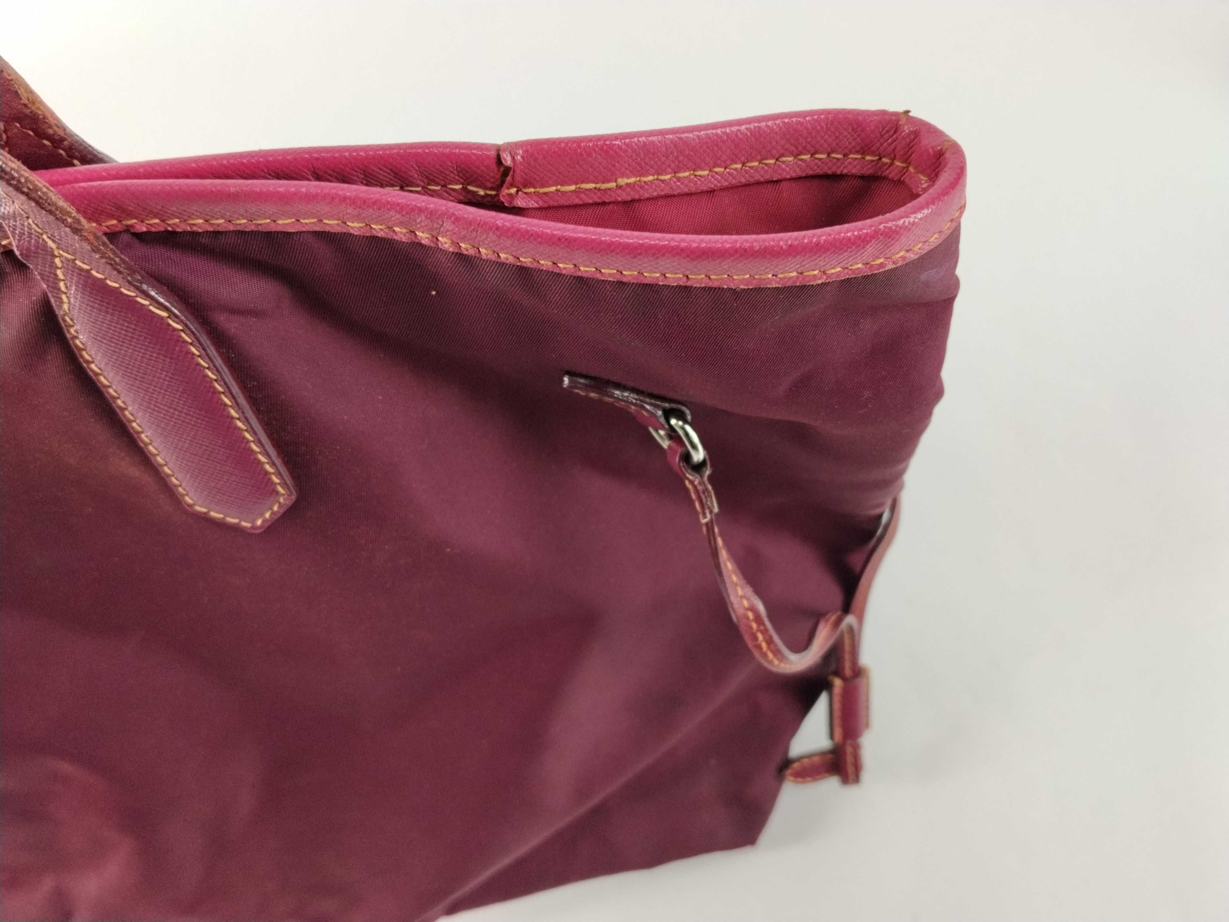 Nylon Prada Tote Bag Purple Tote Bag — view 10