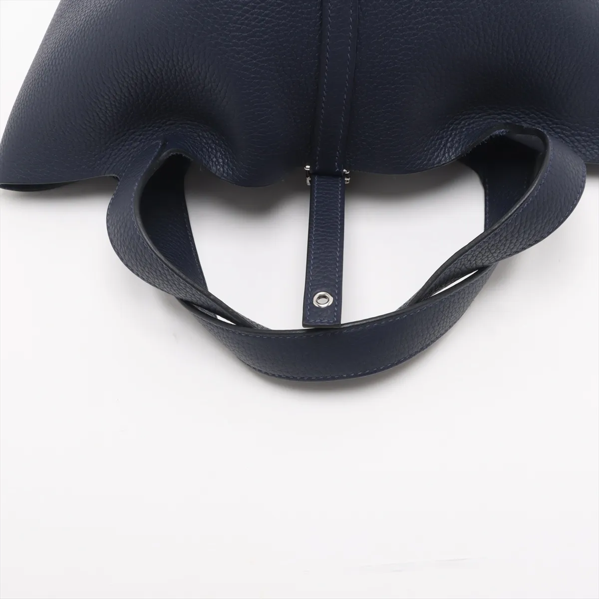 Picotan Lock 22 MM Taurillon Clemence Blue Nuit Silver hardware Y:2020 — view 5