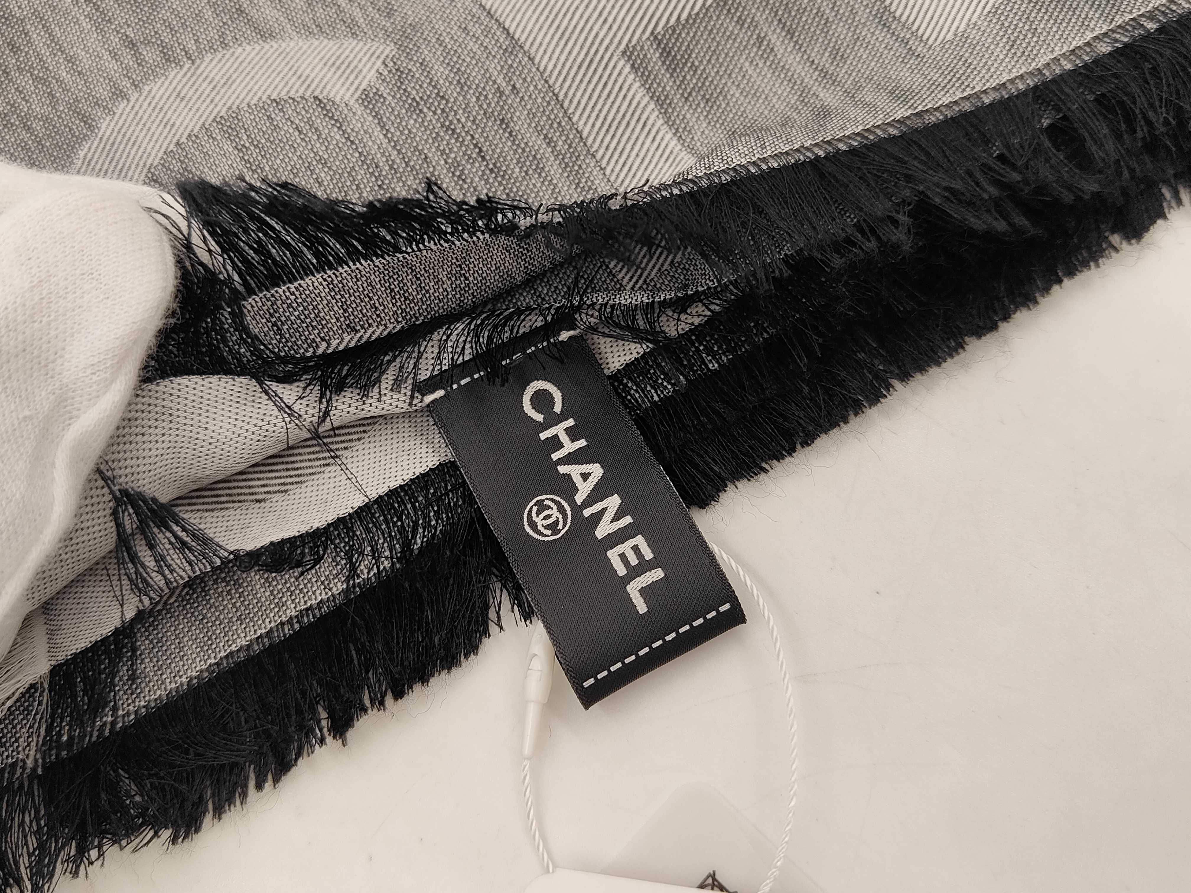 Coco Mark Cotton Cashmere Silk Stole and Other Accessories — view 2