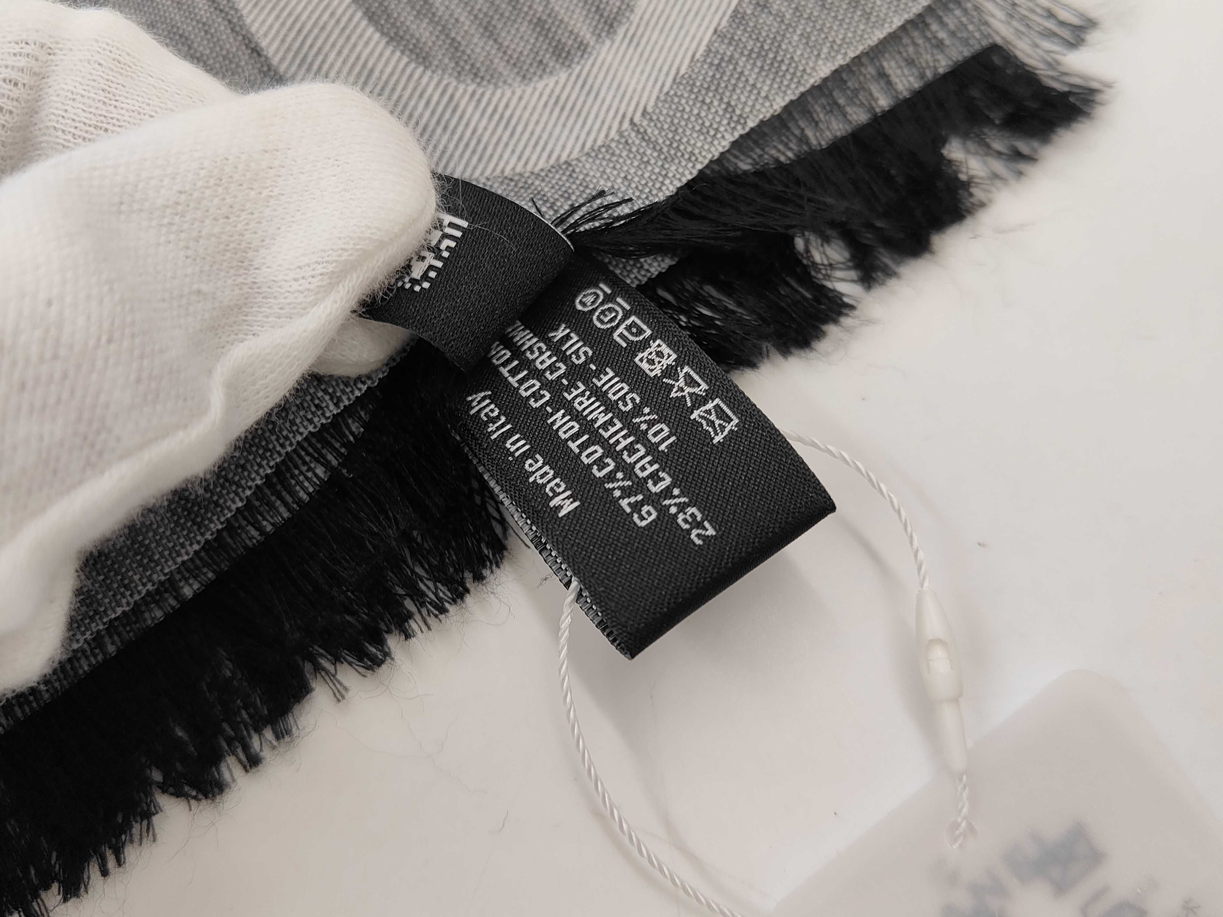 Coco Mark Cotton Cashmere Silk Stole and Other Accessories — view 5