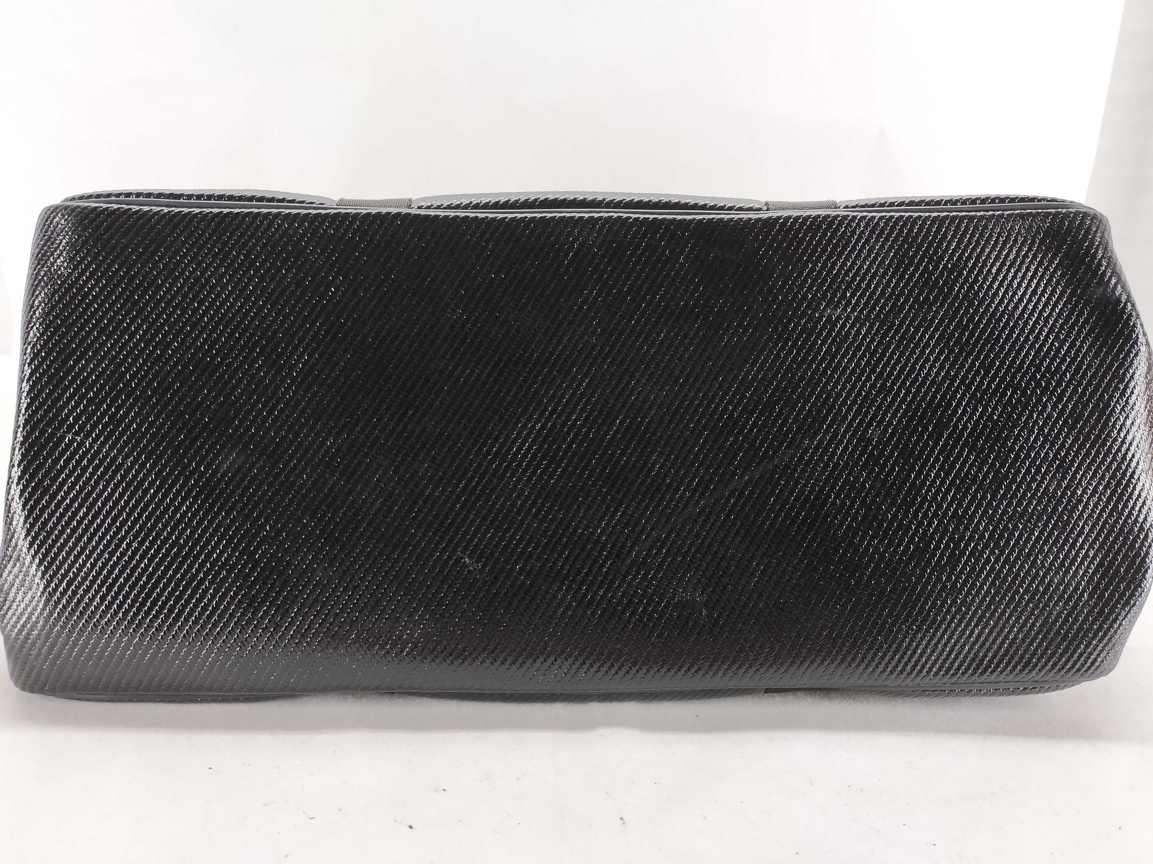 patent leather Boston bag, black. — view 8