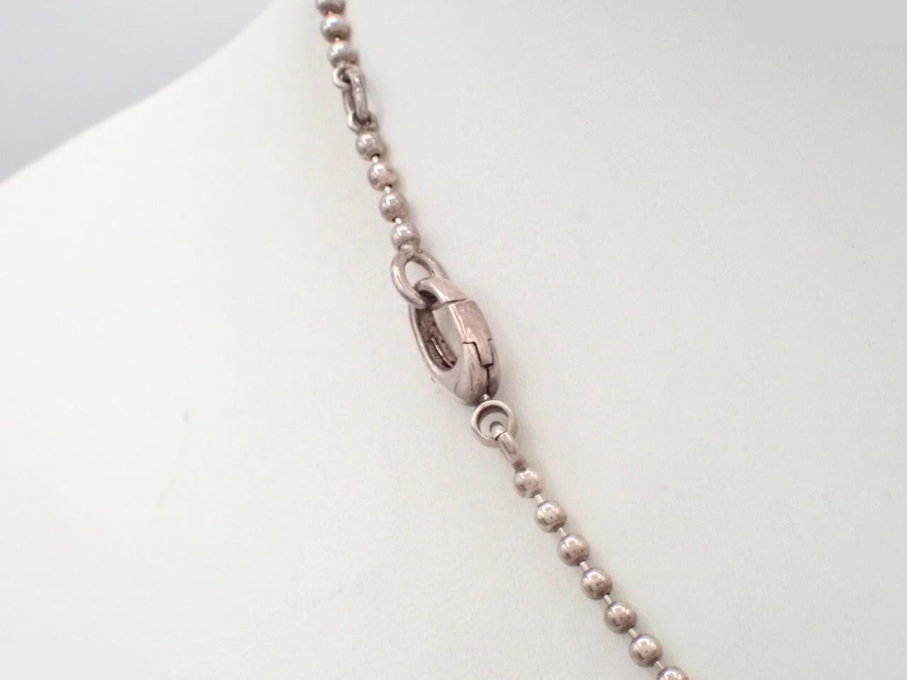 Heart-shaped necklace, SV925, 15.2g, chain approximately 40cm. — view 2