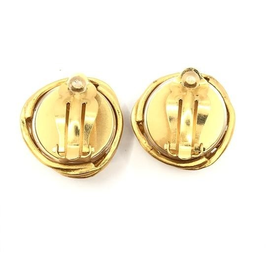 Rice stalk, pearl, Coco Mark earrings - 99P — view 2