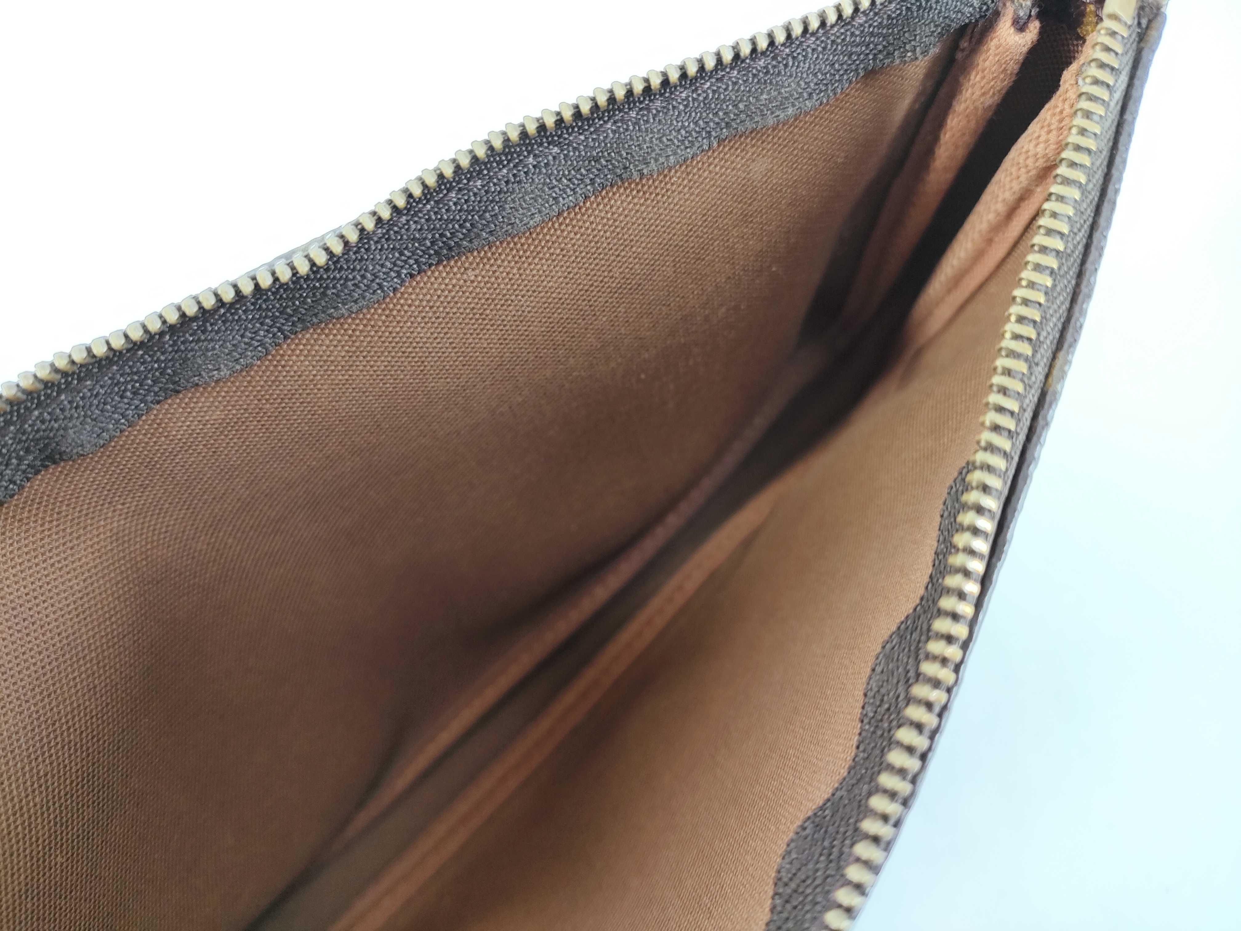 Monogram Louis Vuitton Monogram Pochette Accessoires M51980 Brown PVC Pouch — view 13