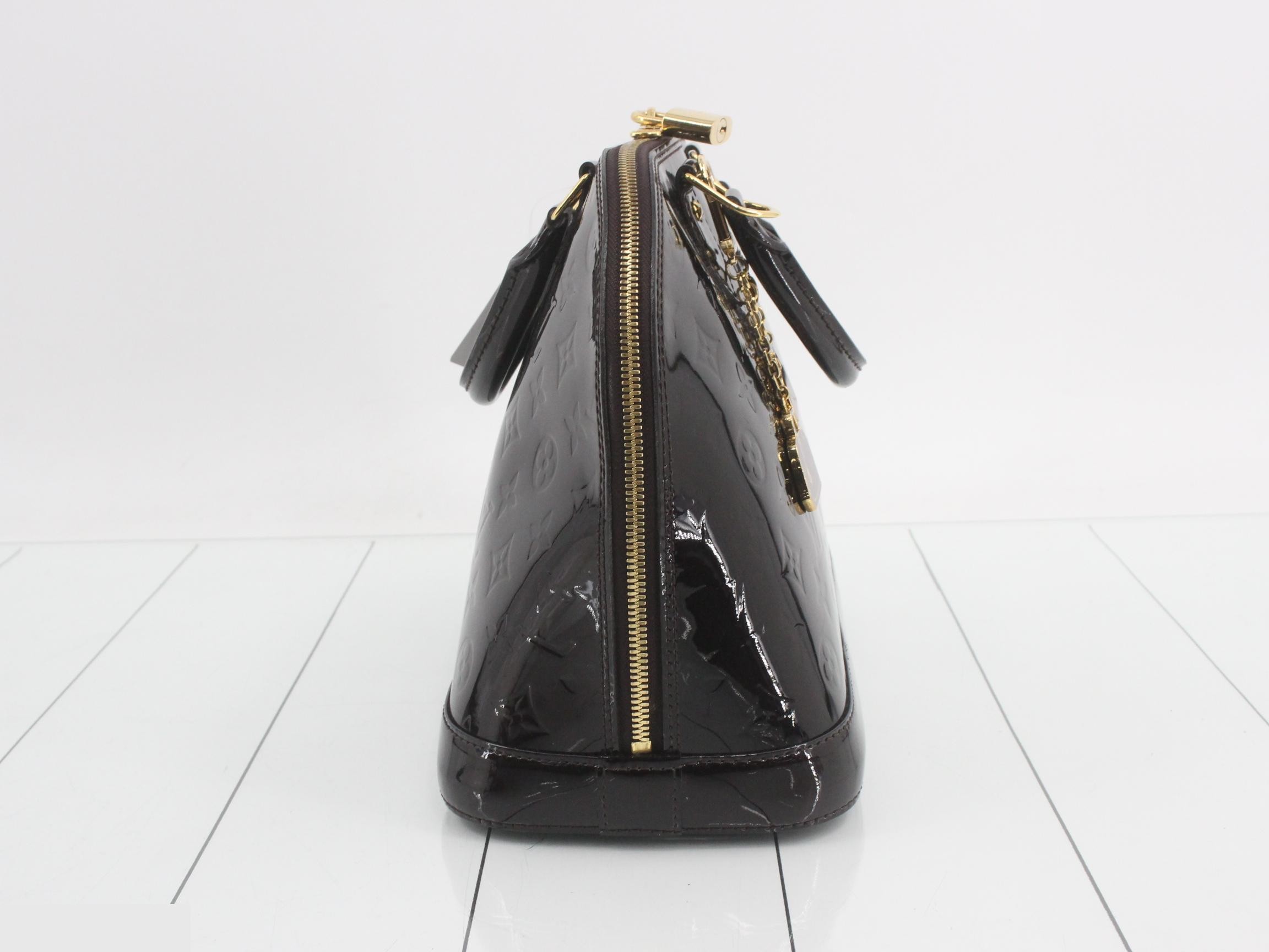 Vernis Alma PM Amarante Handbag — view 4