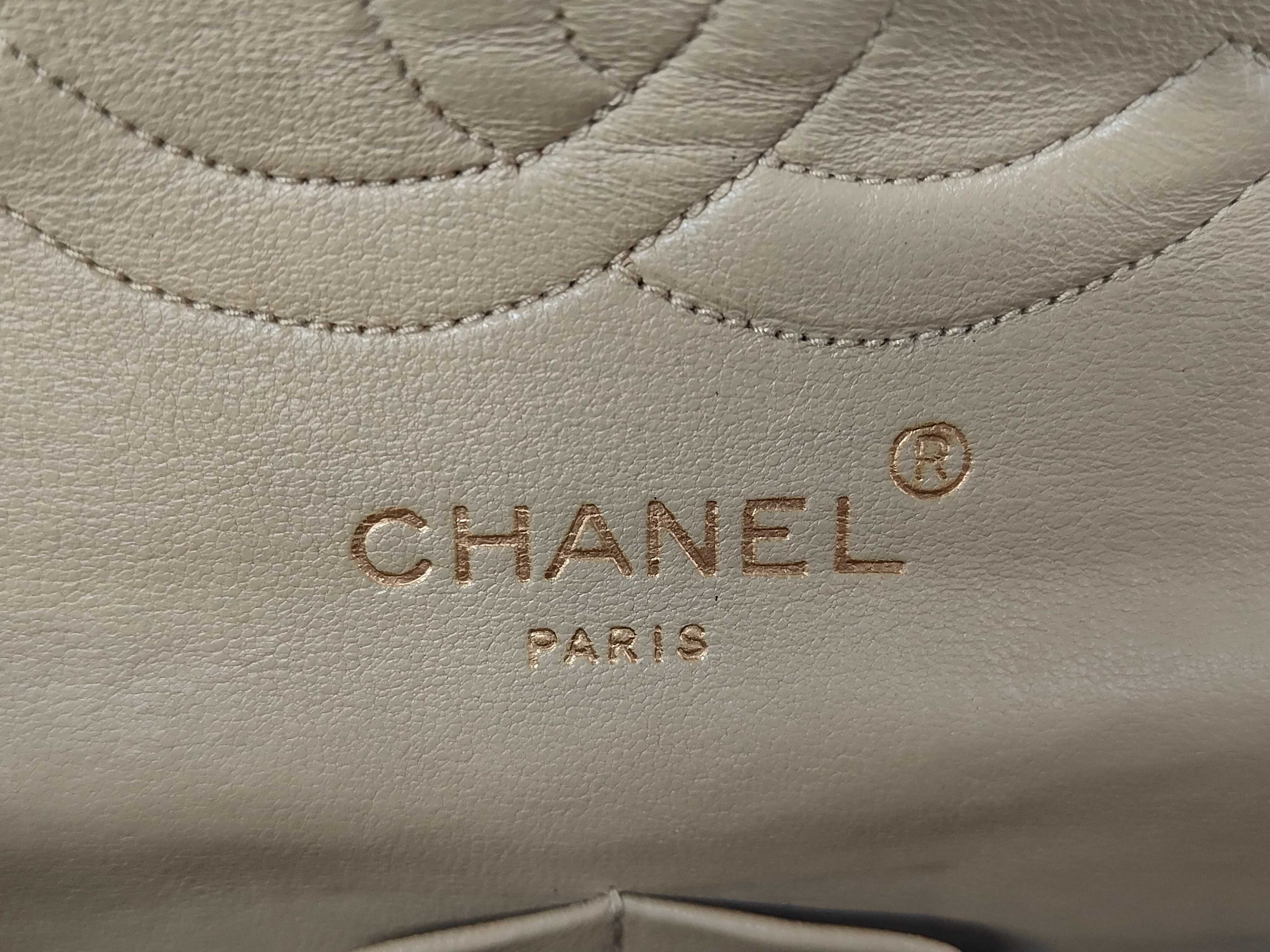 Matelassé Paris Limited Edition Lambskin Chain Shoulder Bag, Beige — view 12