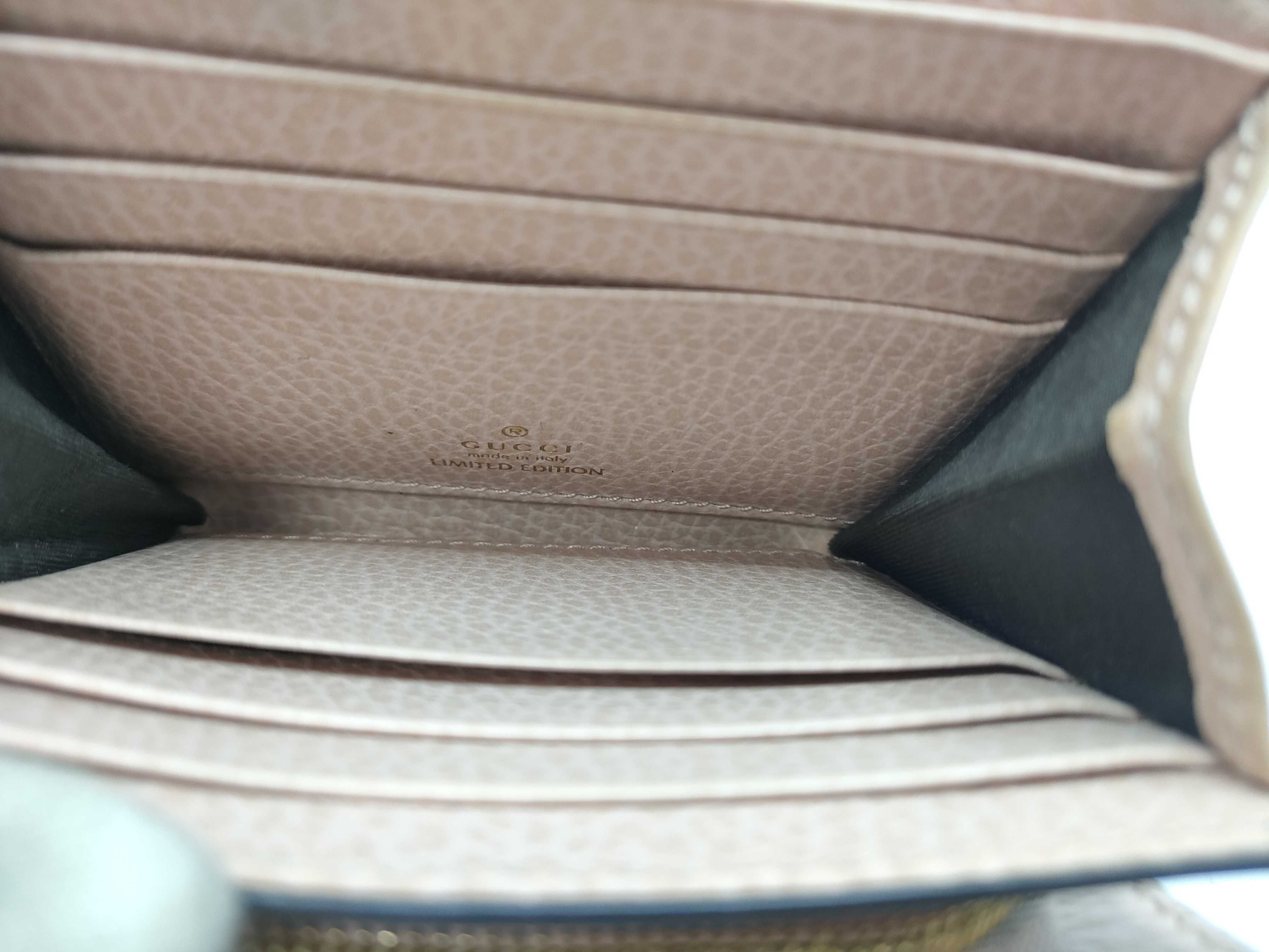 GG Wallet Marmont Supreme Pink Wallet — view 11