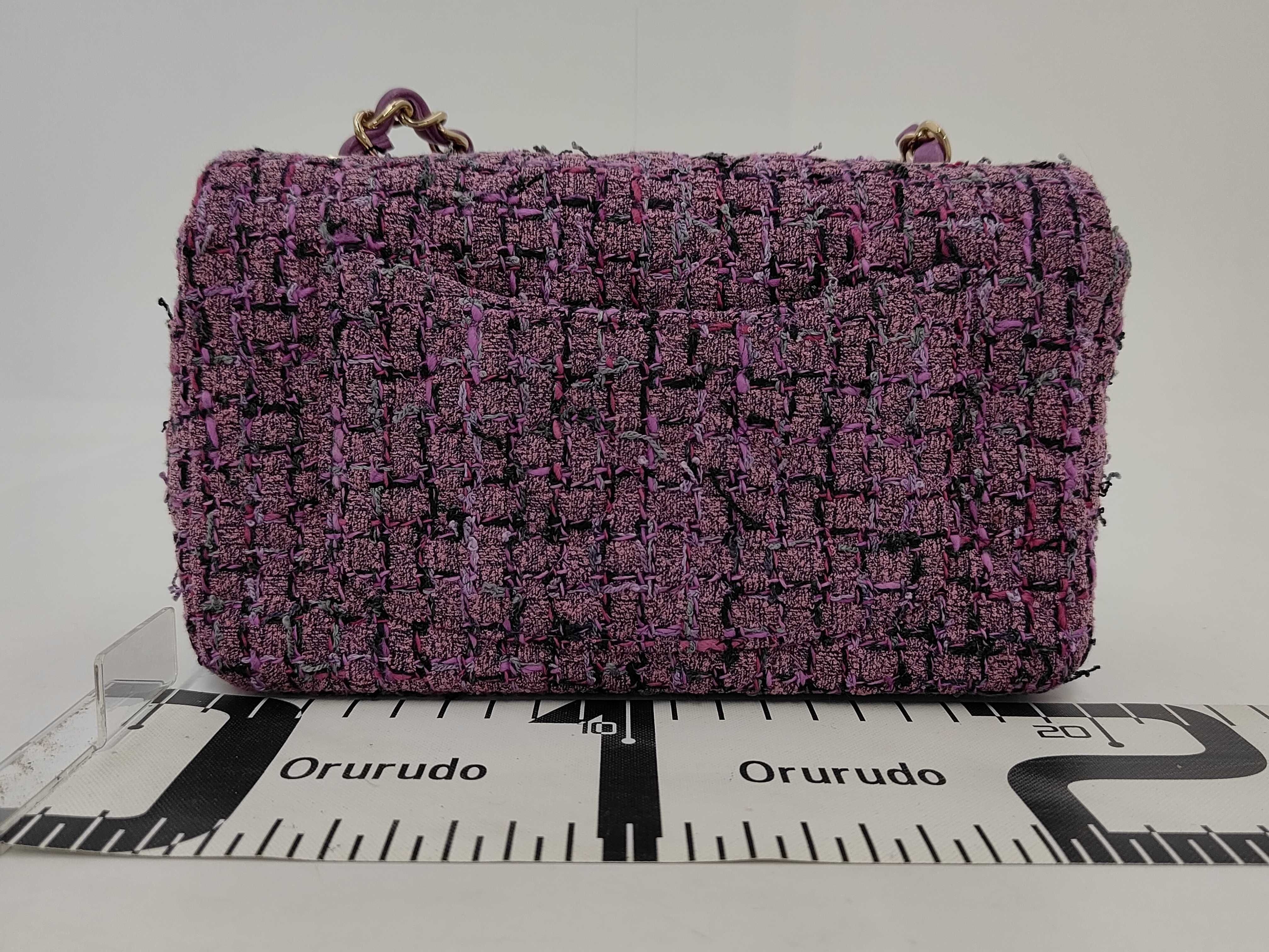 Tweed Purple GP Shoulder Bag — view 2