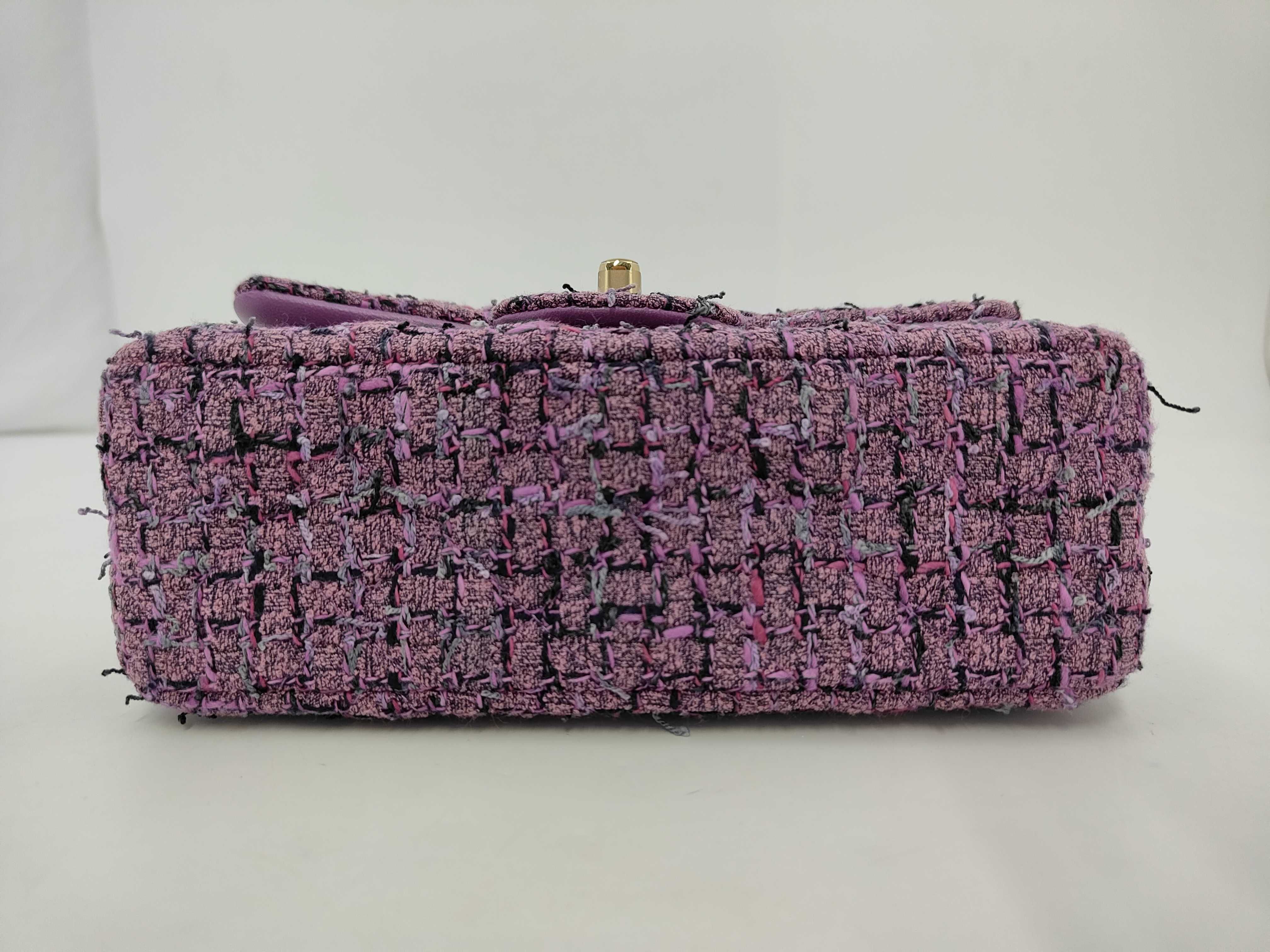 Tweed Purple GP Shoulder Bag — view 3