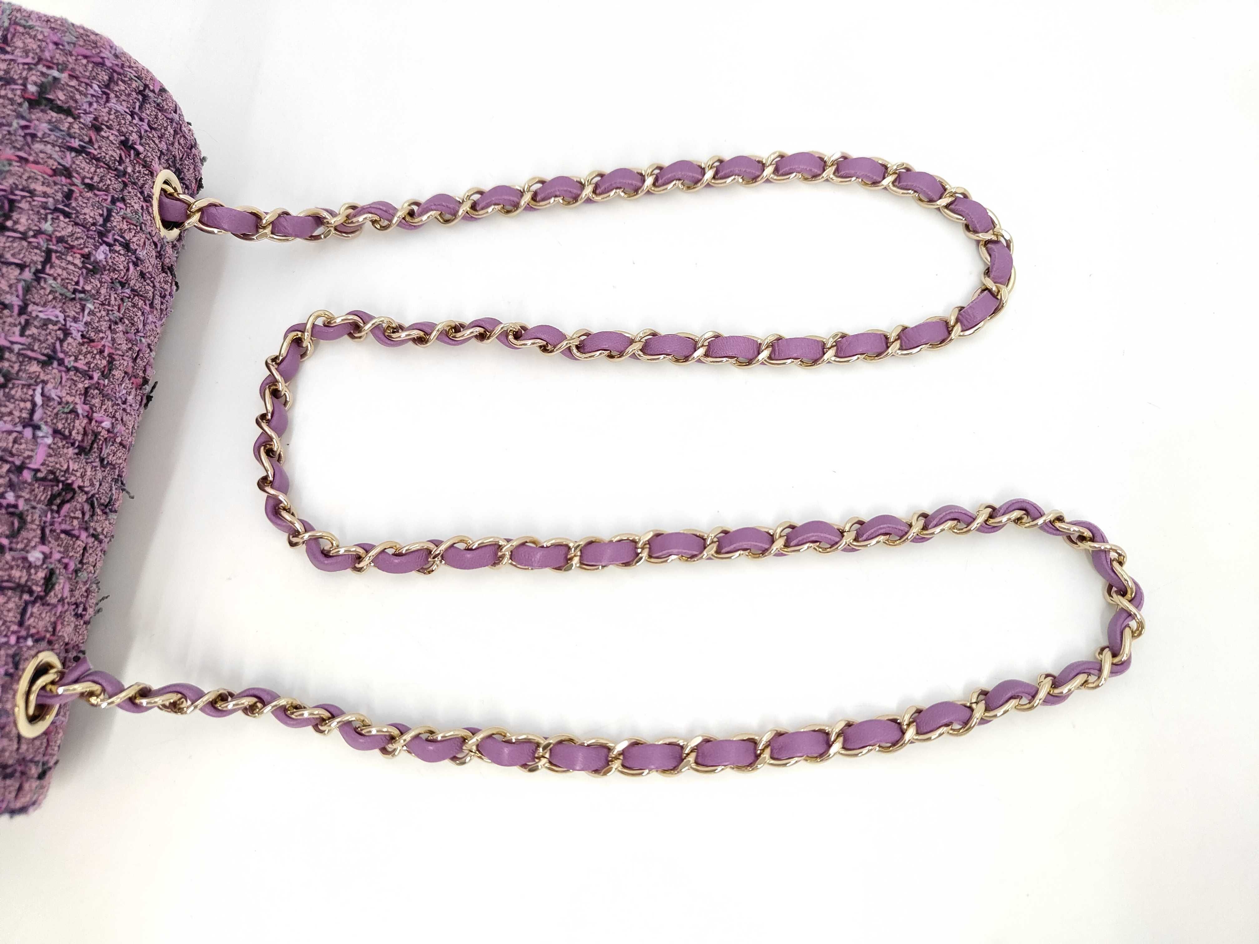 Tweed Purple GP Shoulder Bag — view 5