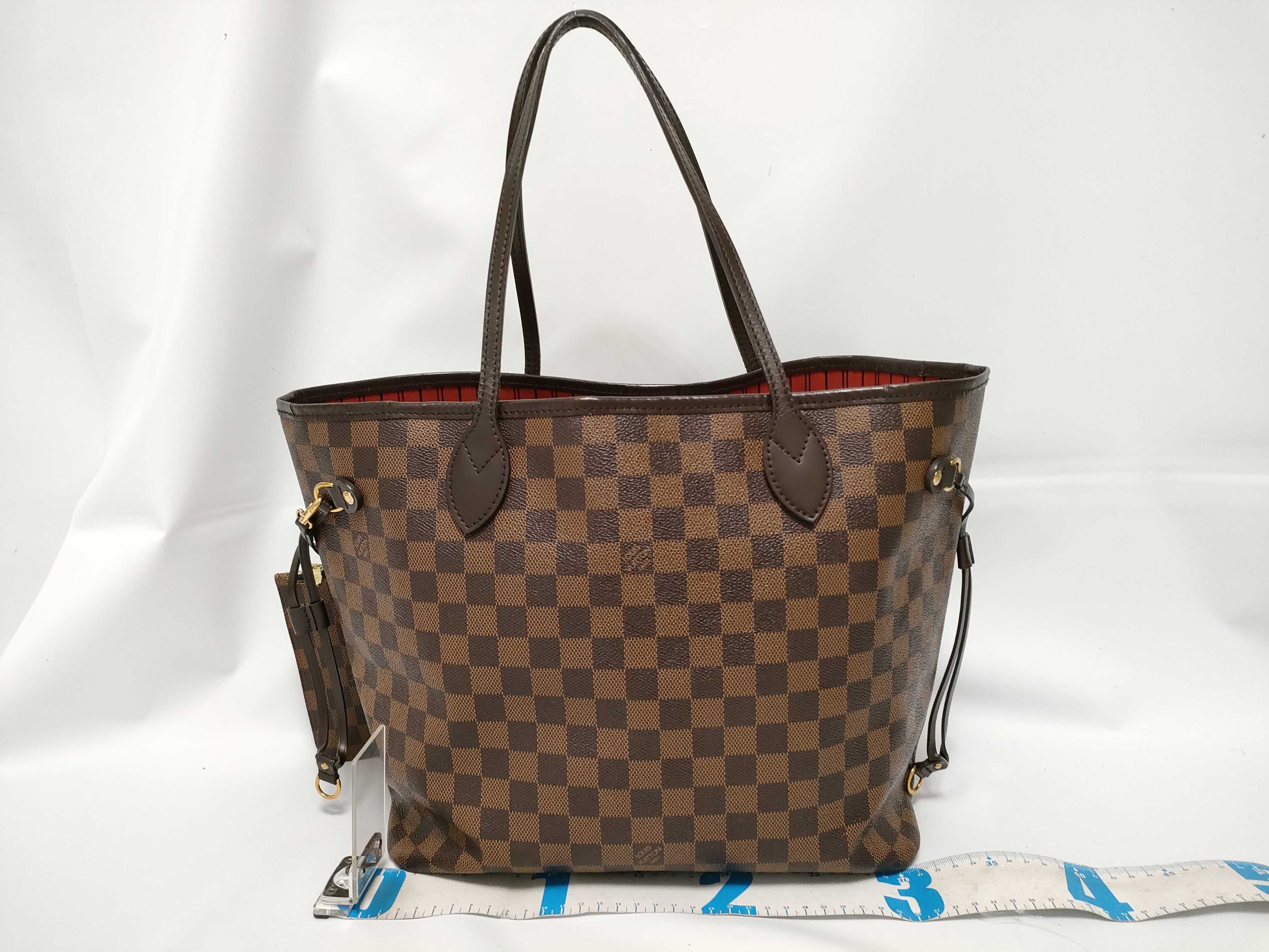 Damier Neverfull MM N41358 SF5124 Brown Pouch Handbag — view 2