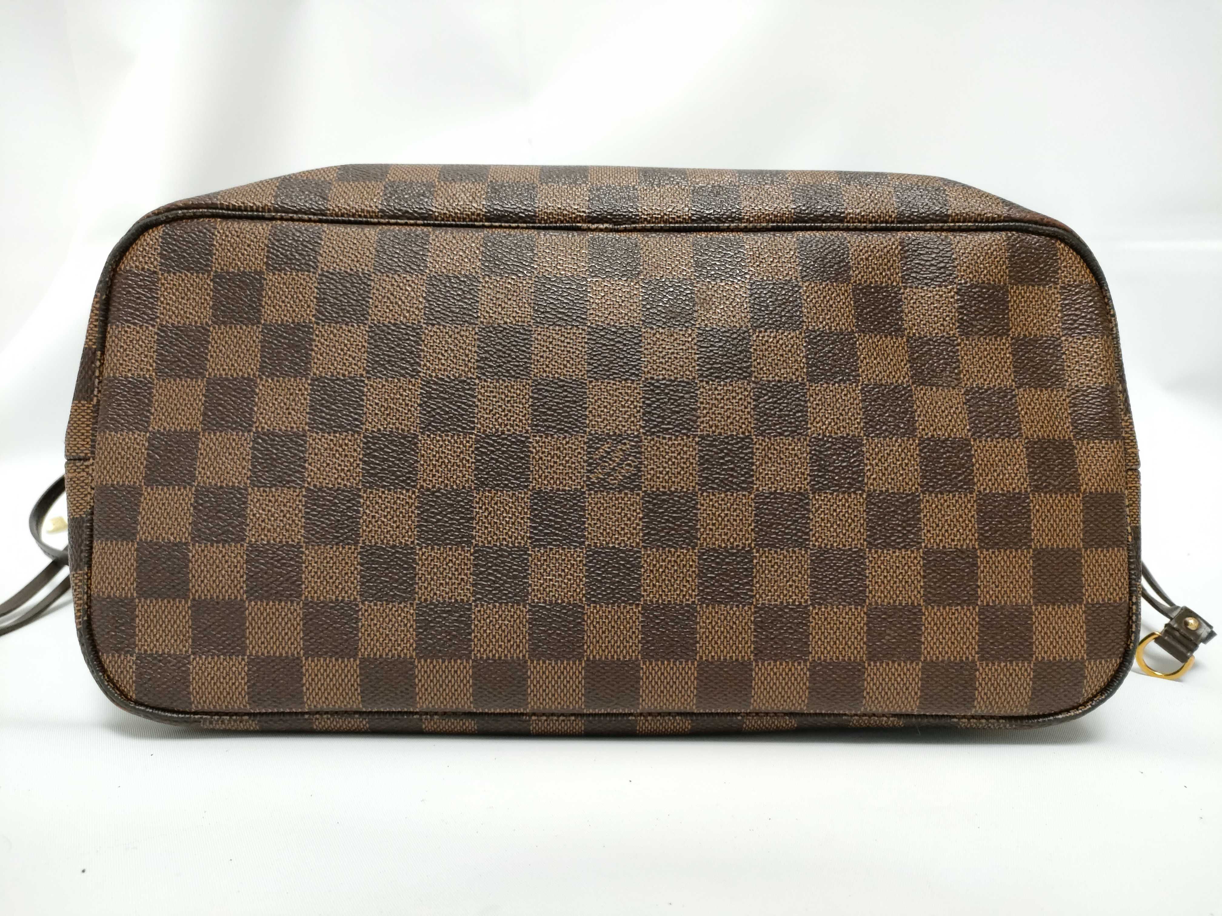 Damier Neverfull MM N41358 SF5124 Brown Pouch Handbag — view 3
