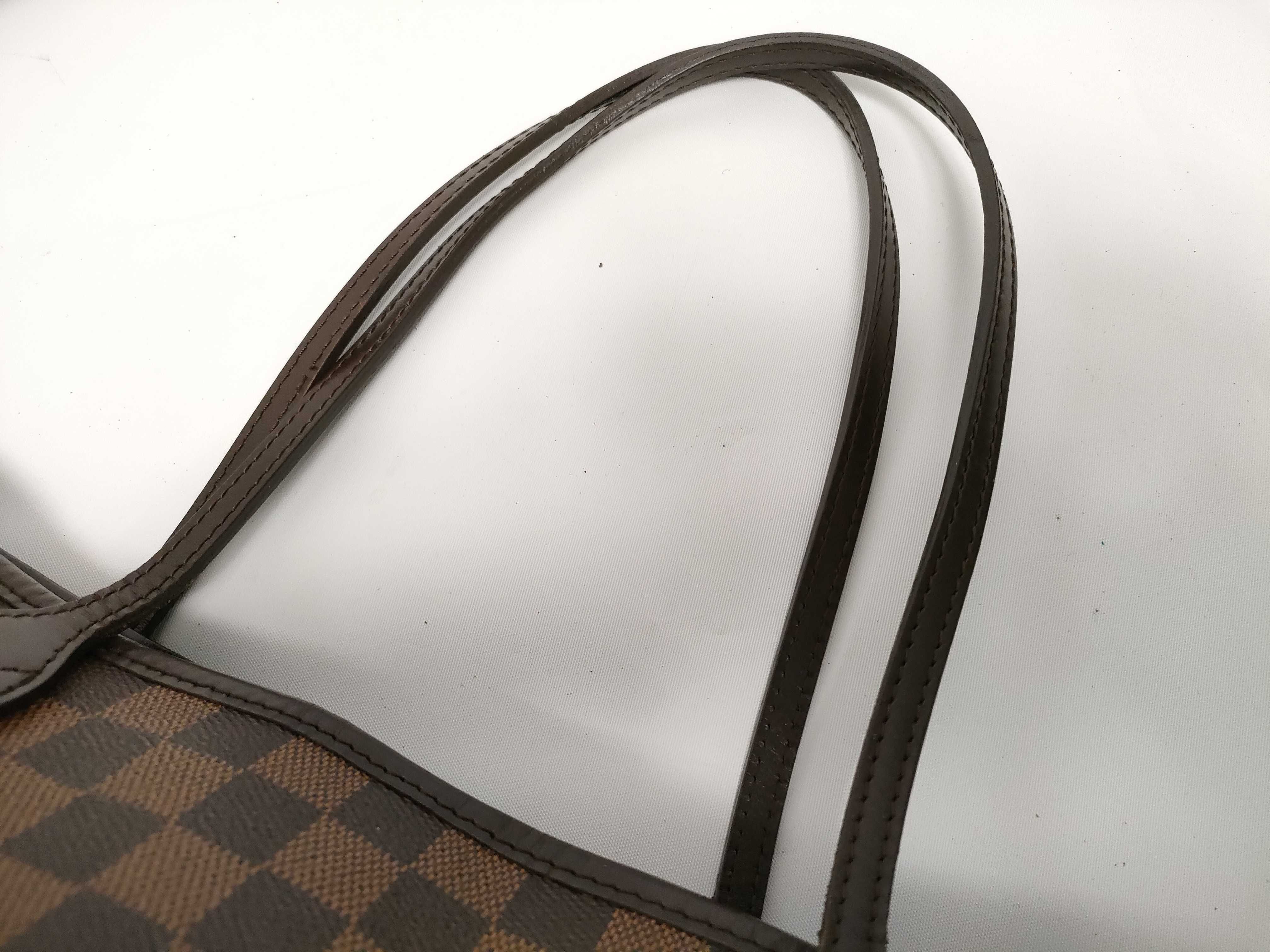 Damier Neverfull MM N41358 SF5124 Brown Pouch Handbag — view 5
