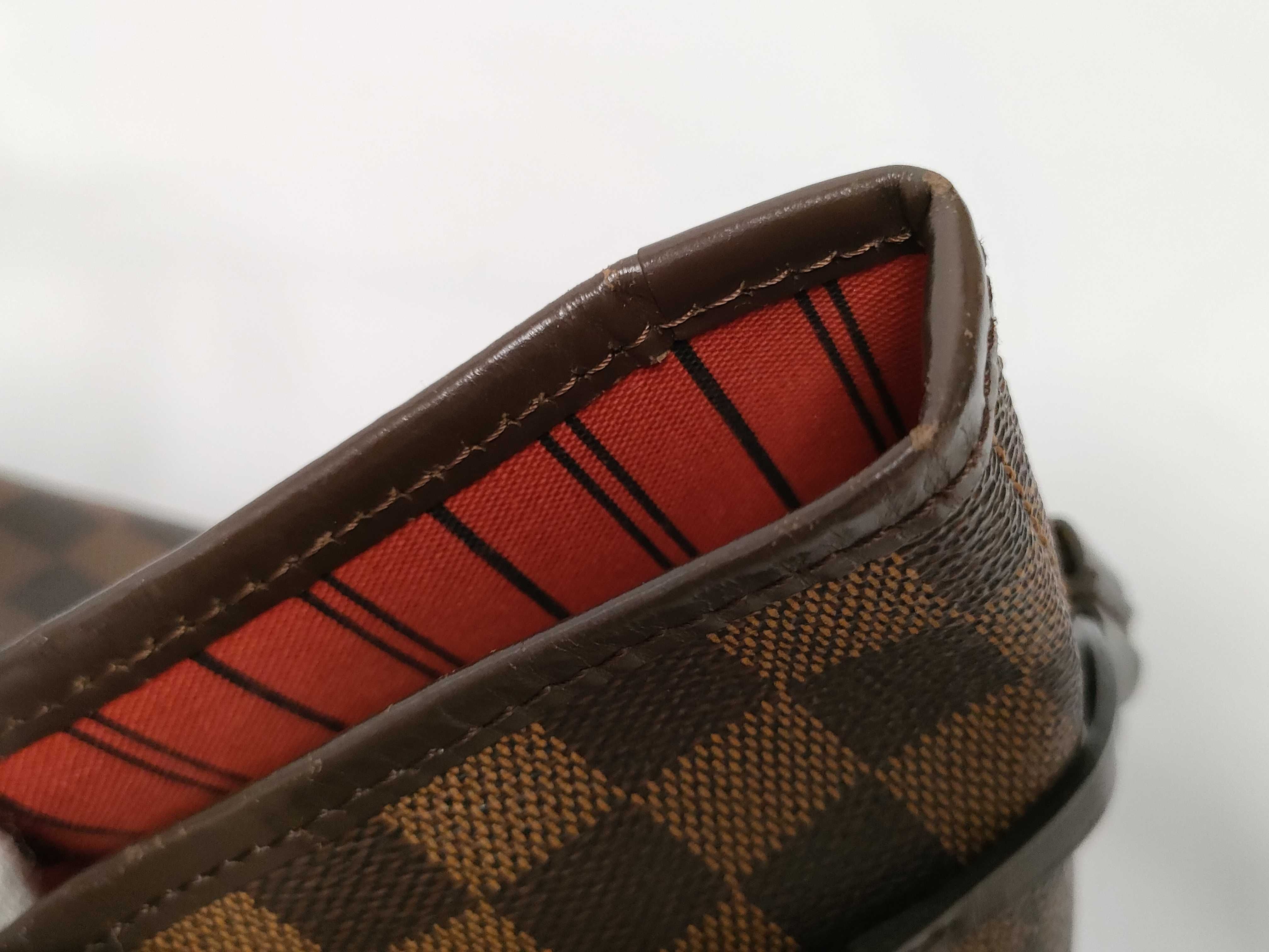 Damier Neverfull MM N41358 SF5124 Brown Pouch Handbag — view 9
