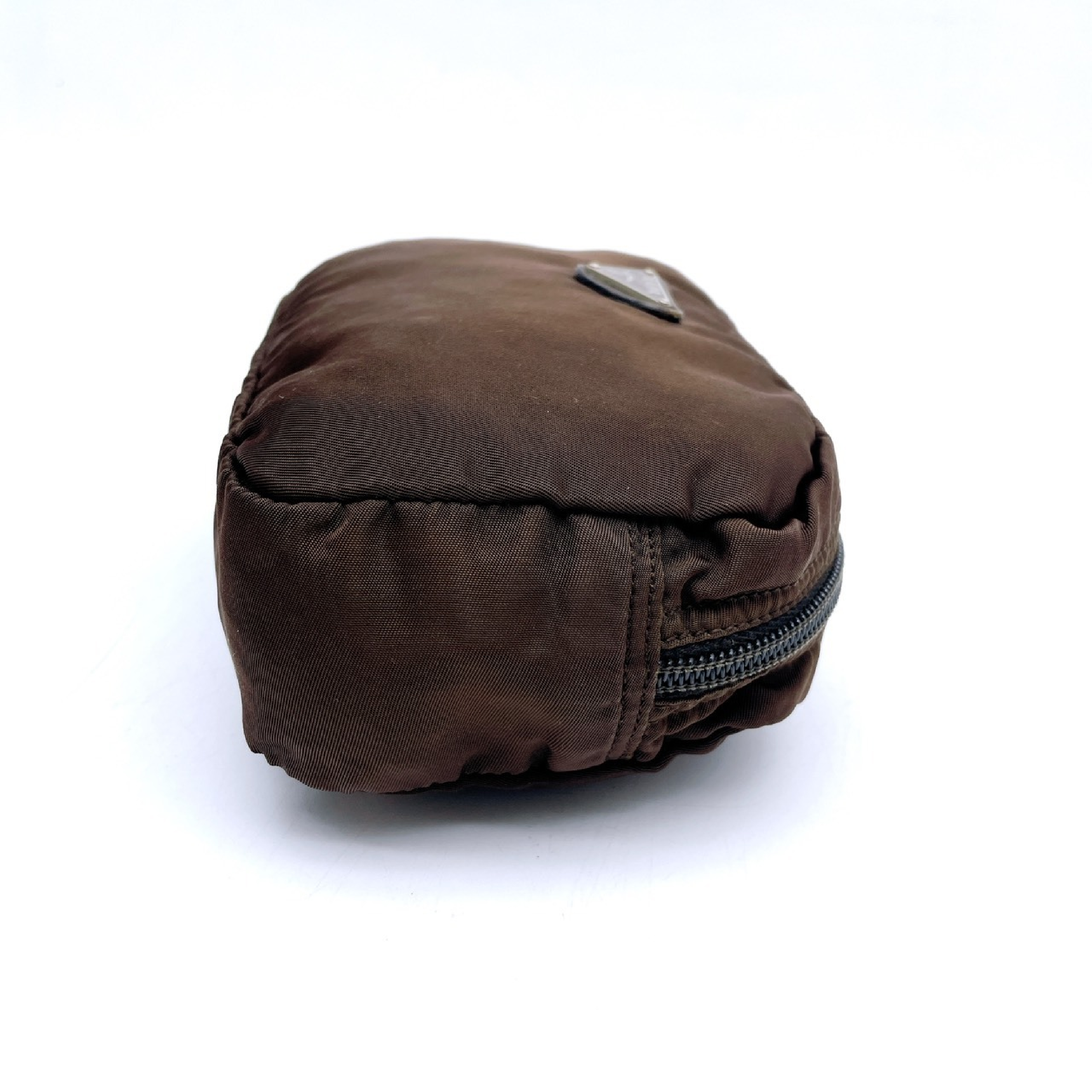 Nylon Triangle Logo Pouch — view 4