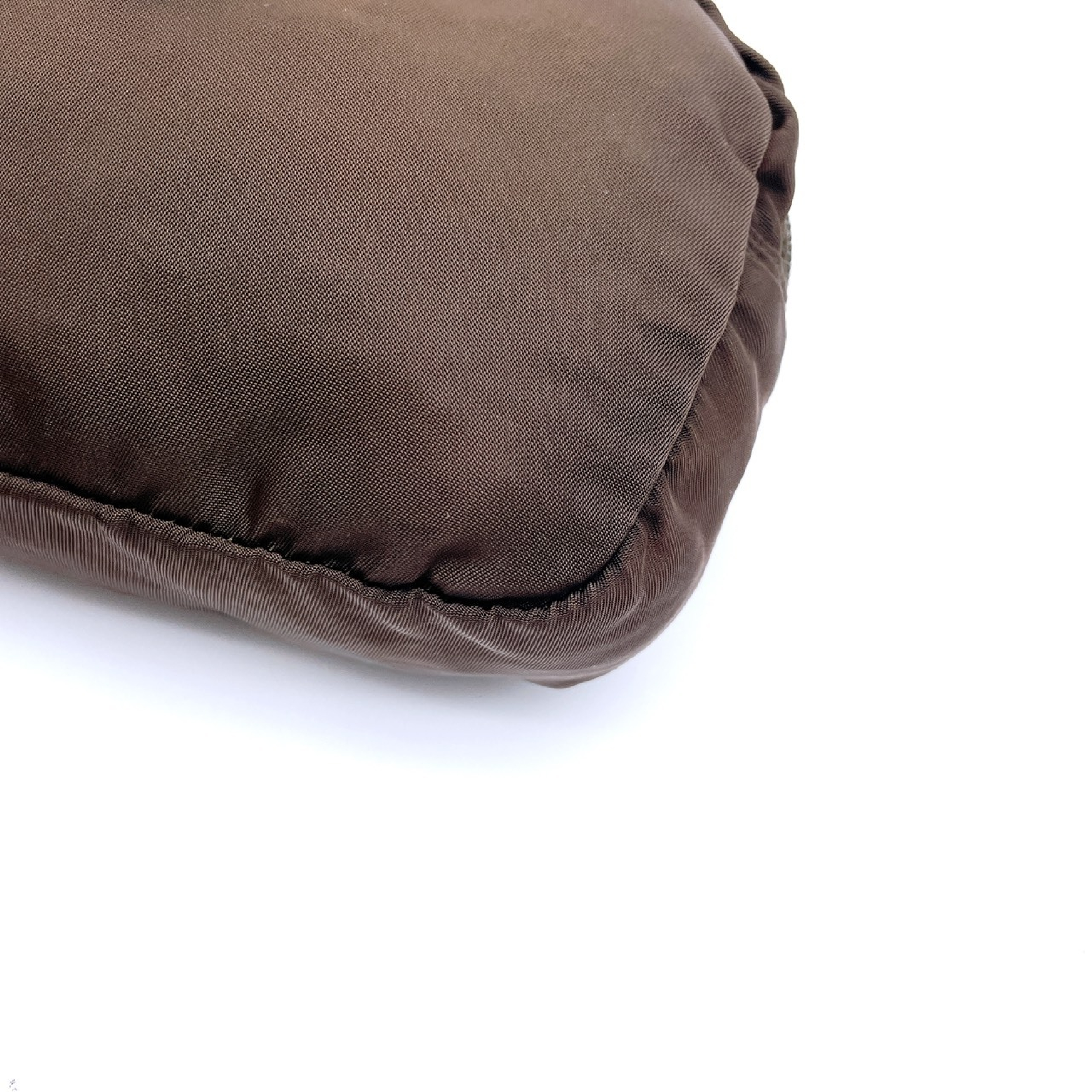 Nylon Triangle Logo Pouch — view 6