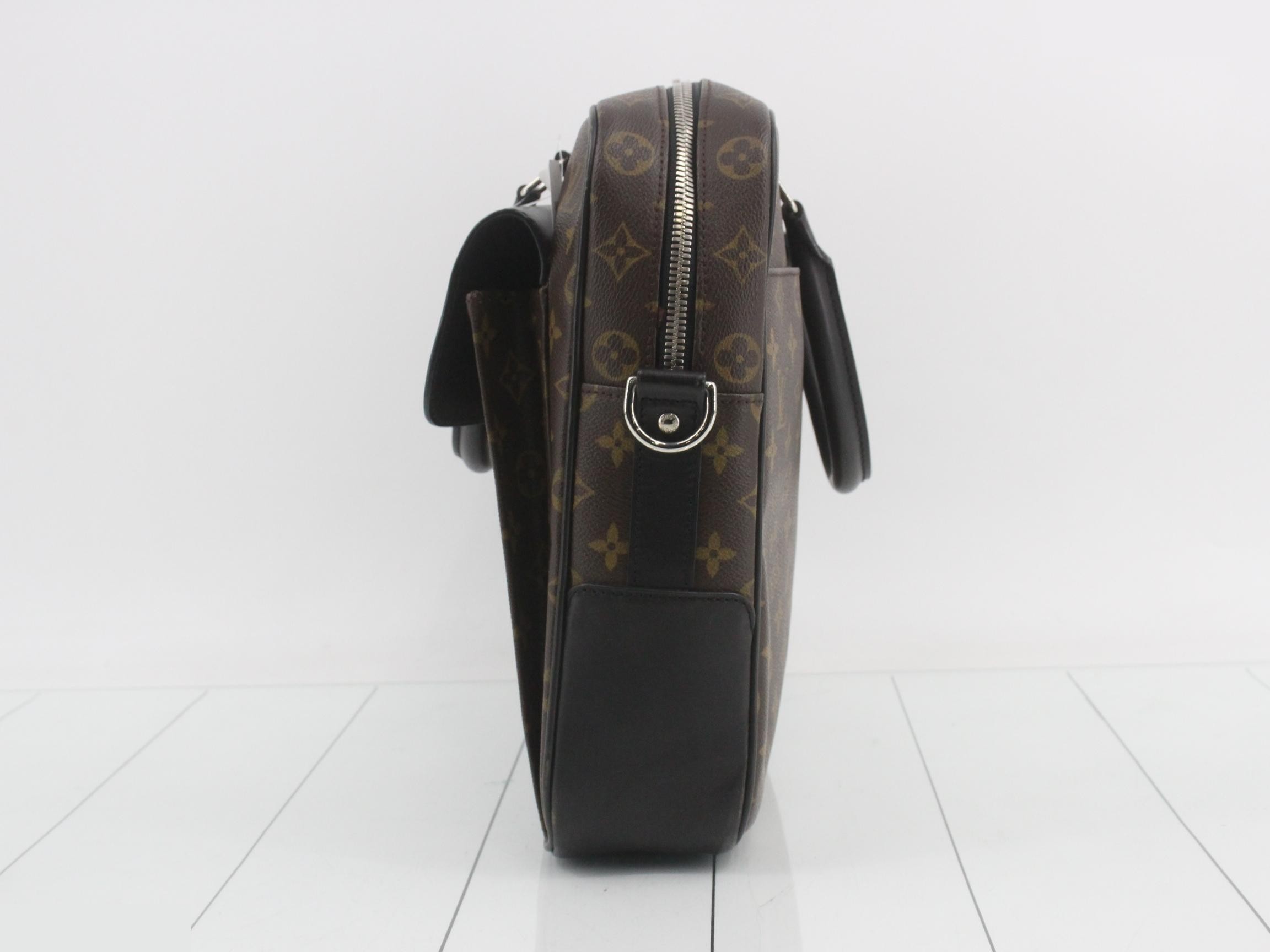 Monogram Macassar Soft Briefcase 2-Way Business Bag — view 3