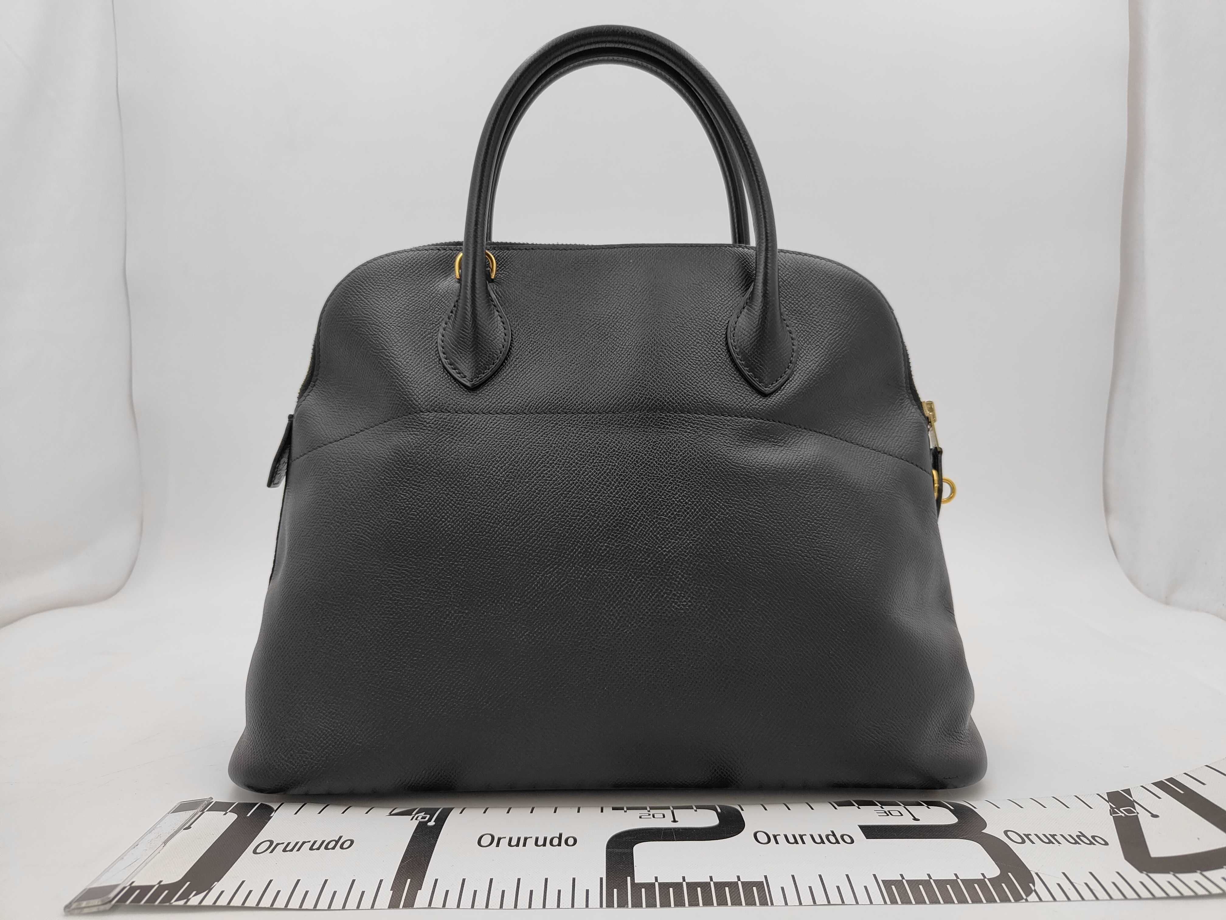 Bolide 35 Courchevel Leather Gold Hardware Handbag — view 2