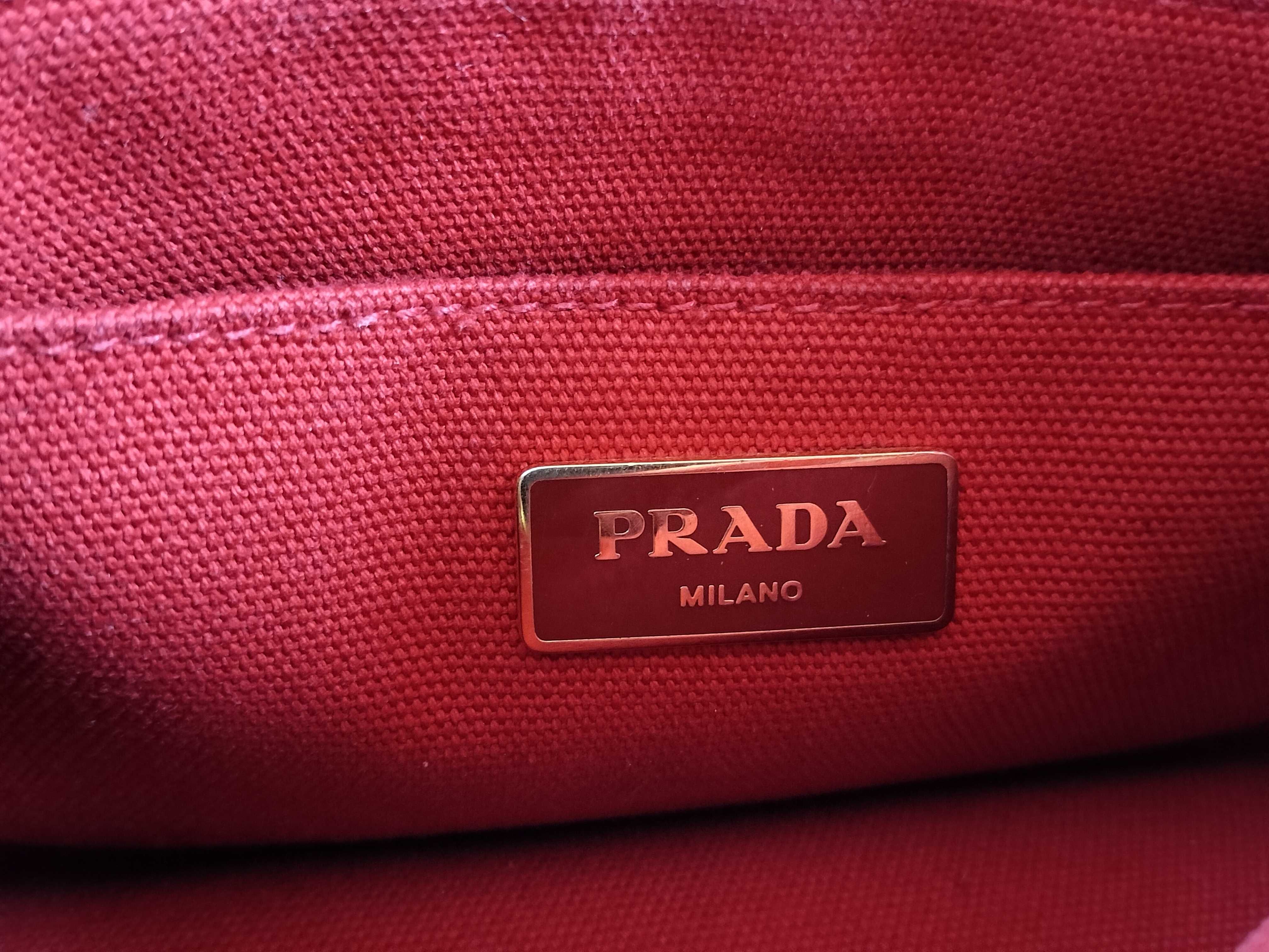Canapa Mini Handbag with Shoulder Strap, Red — view 11