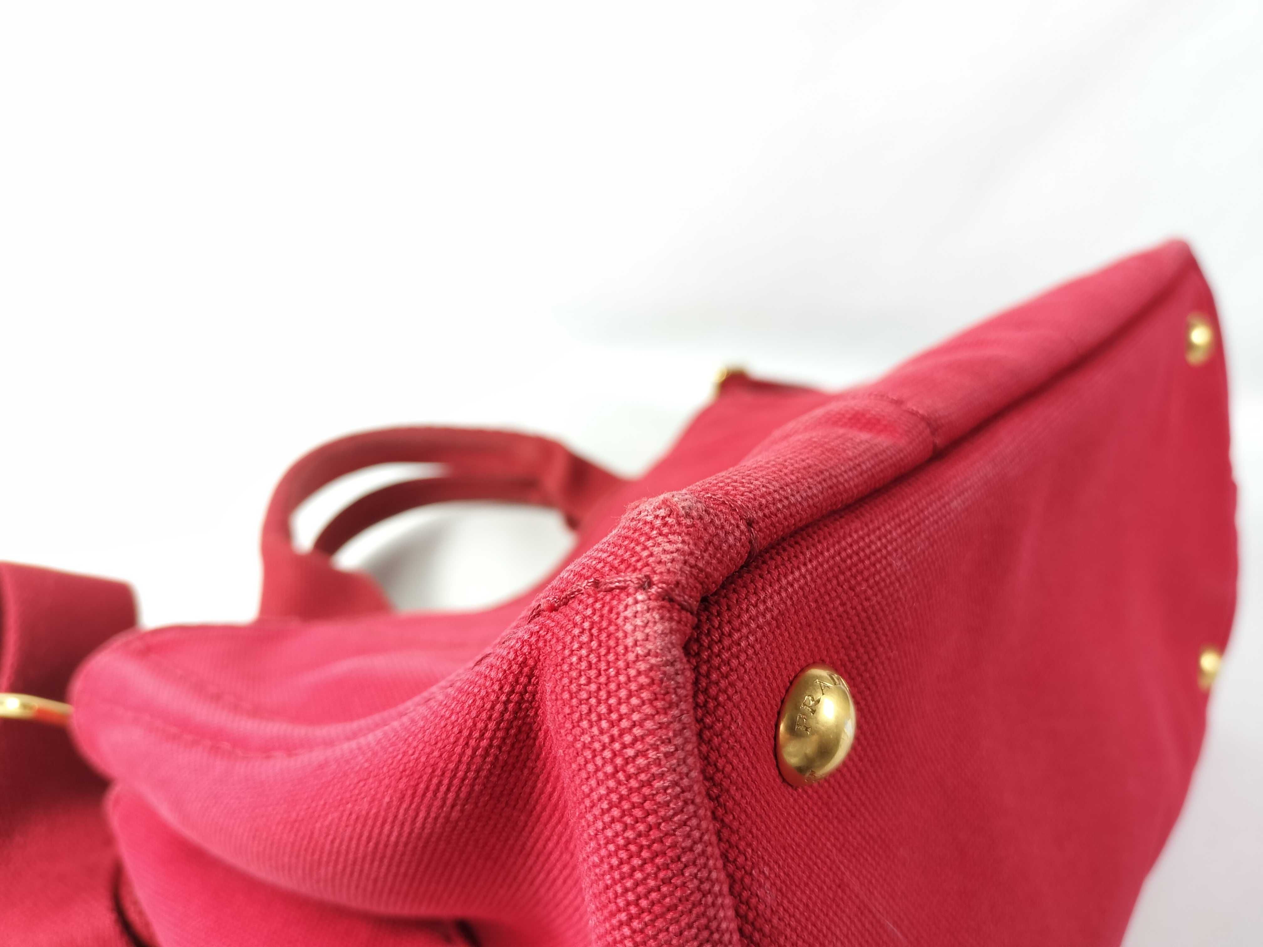 Canapa Mini Handbag with Shoulder Strap, Red — view 5