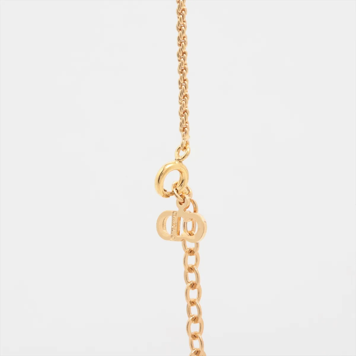 CD Logo Necklace GP Gold — view 3