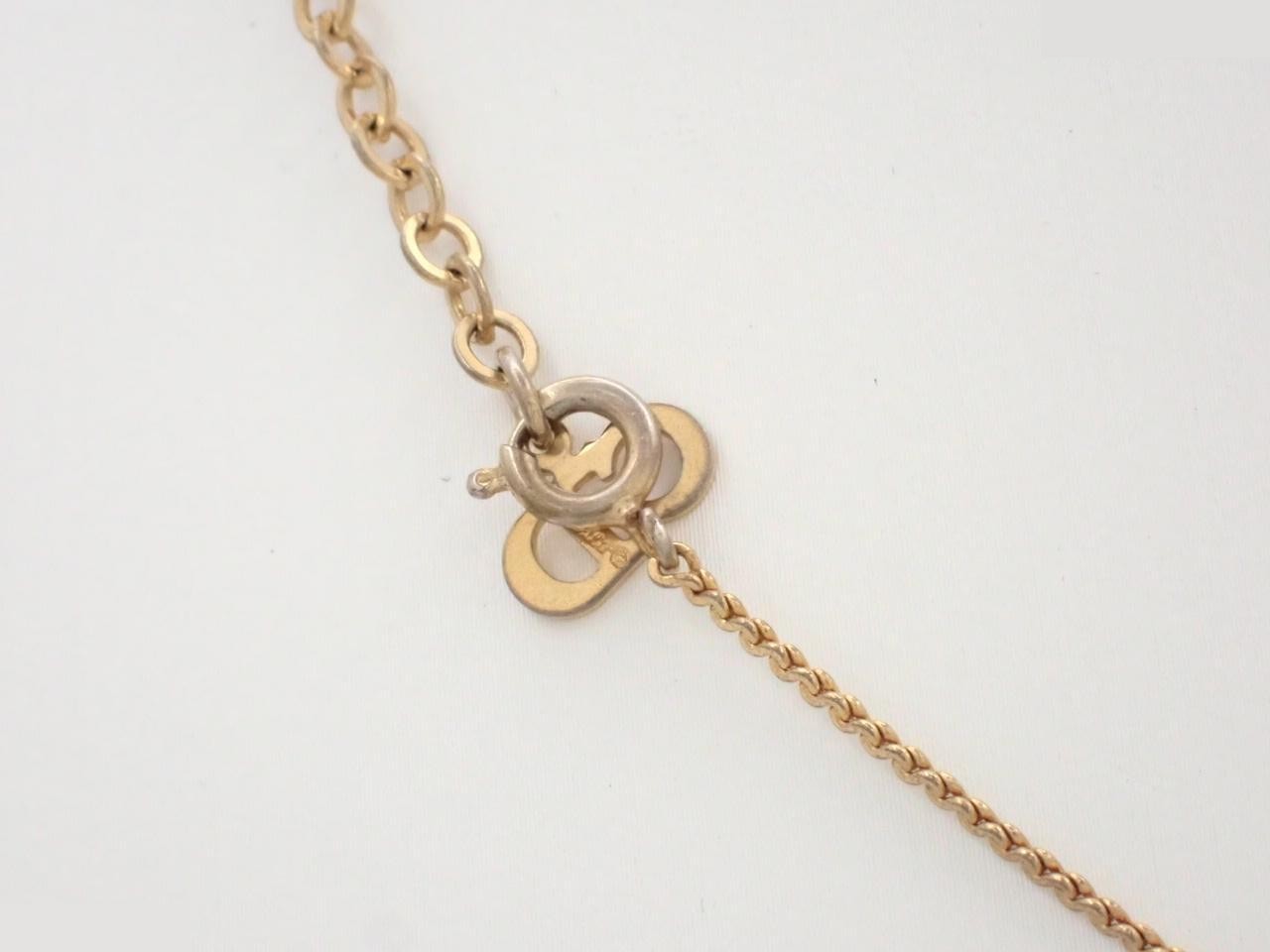 CD logo GP necklace, chain approximately 44cm — view 2