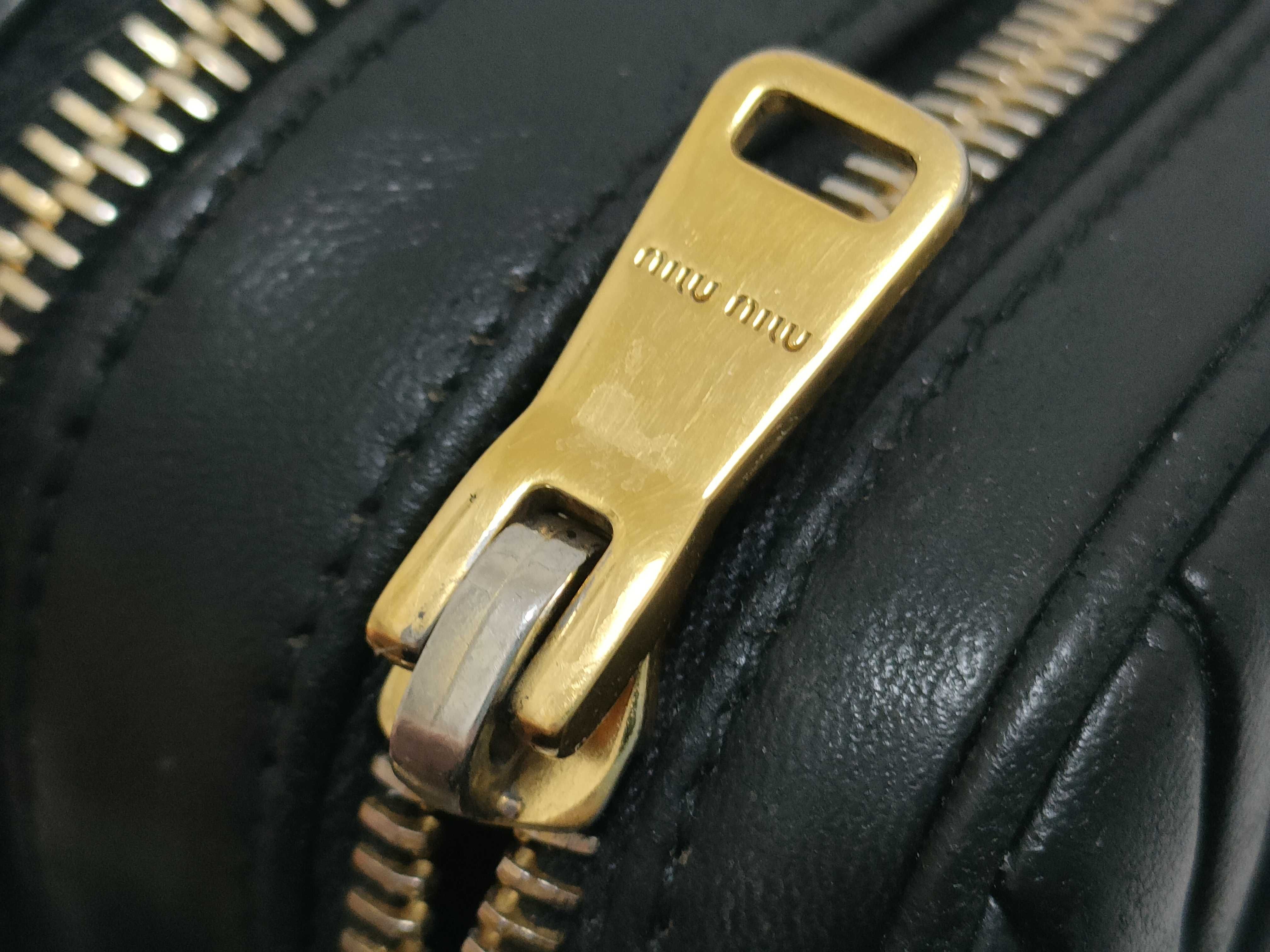Matelassé Leather Shoulder Bag, Black, Serial Number — view 15