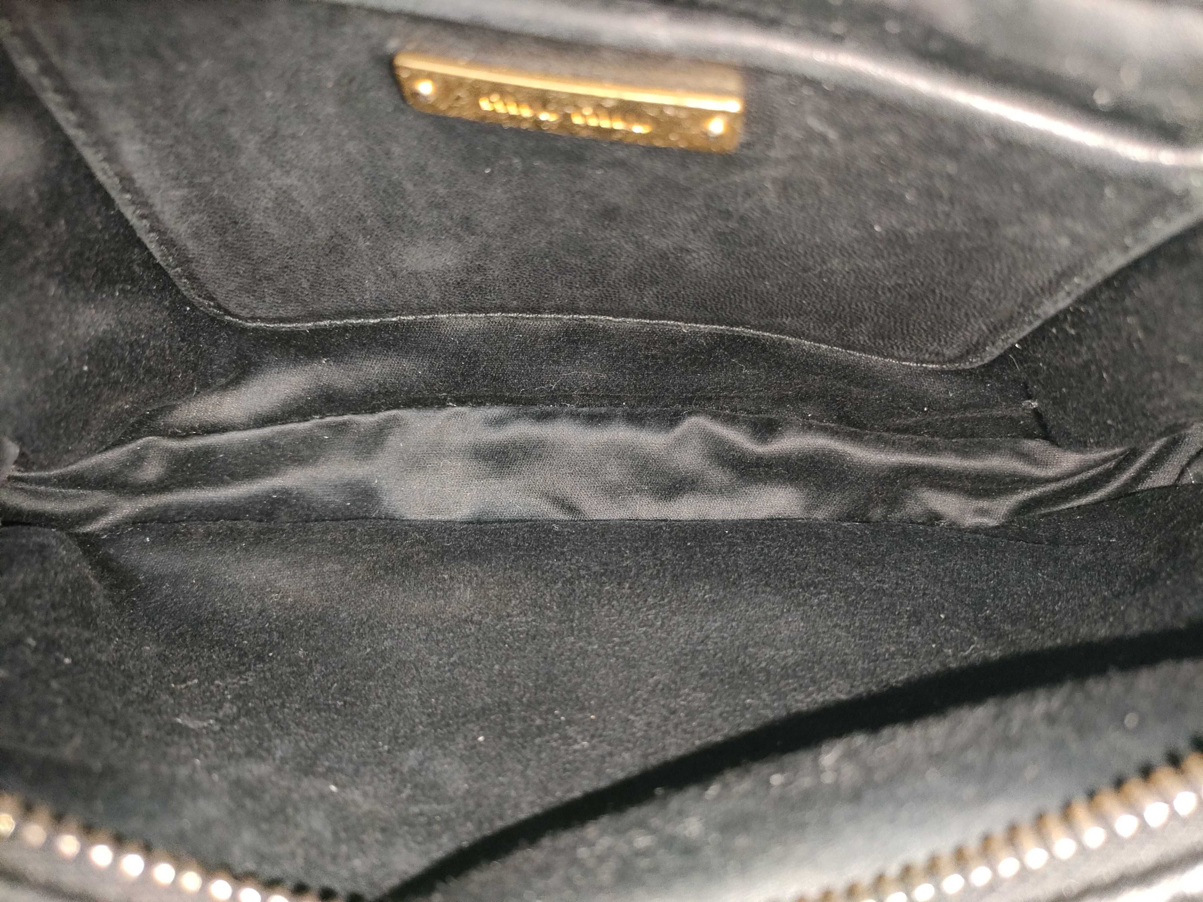 Matelassé Leather Shoulder Bag, Black, Serial Number — view 10