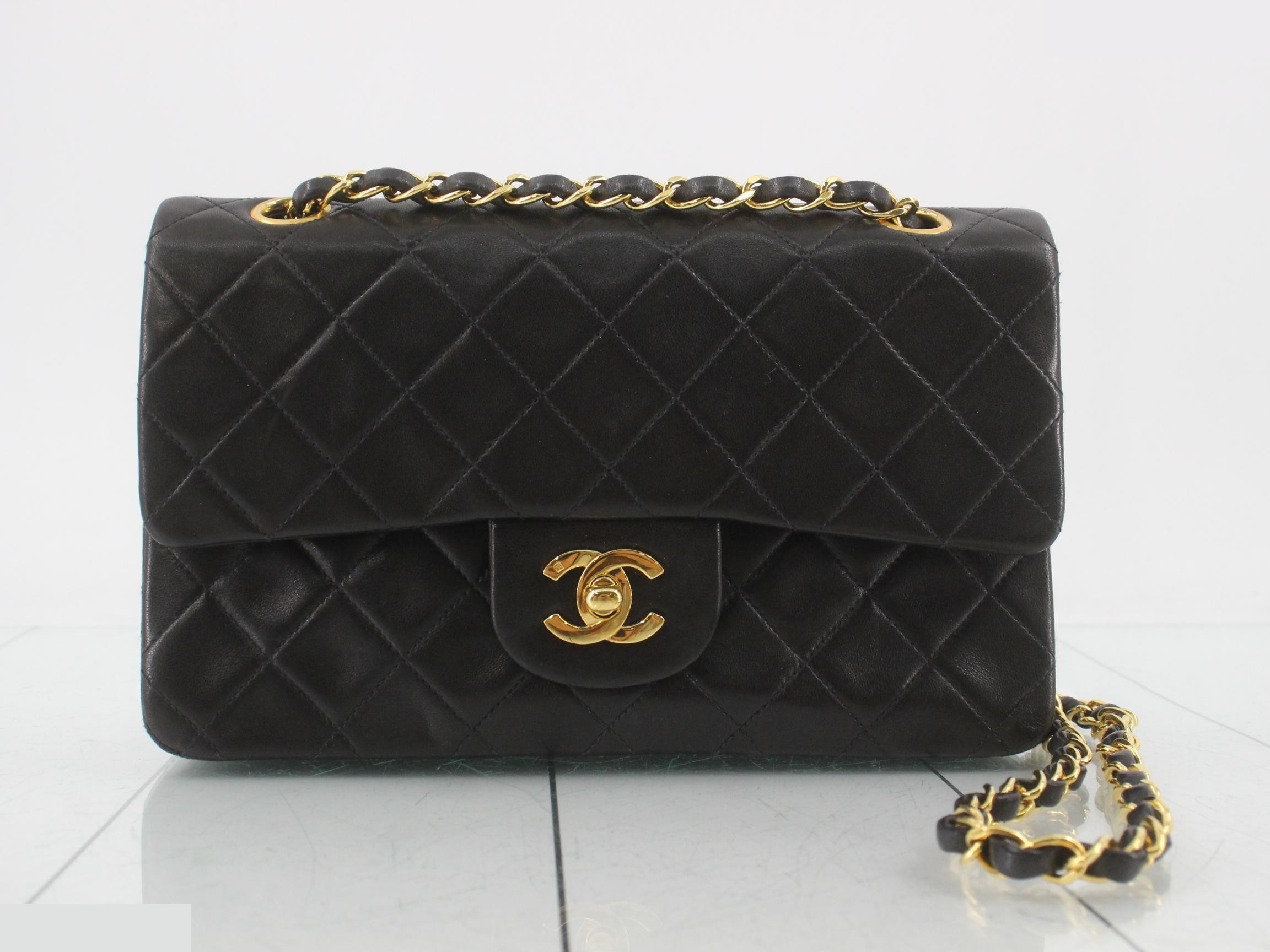 Matelassé 23 Double Flap Lambskin Chain Shoulder Bag (Series 2)
