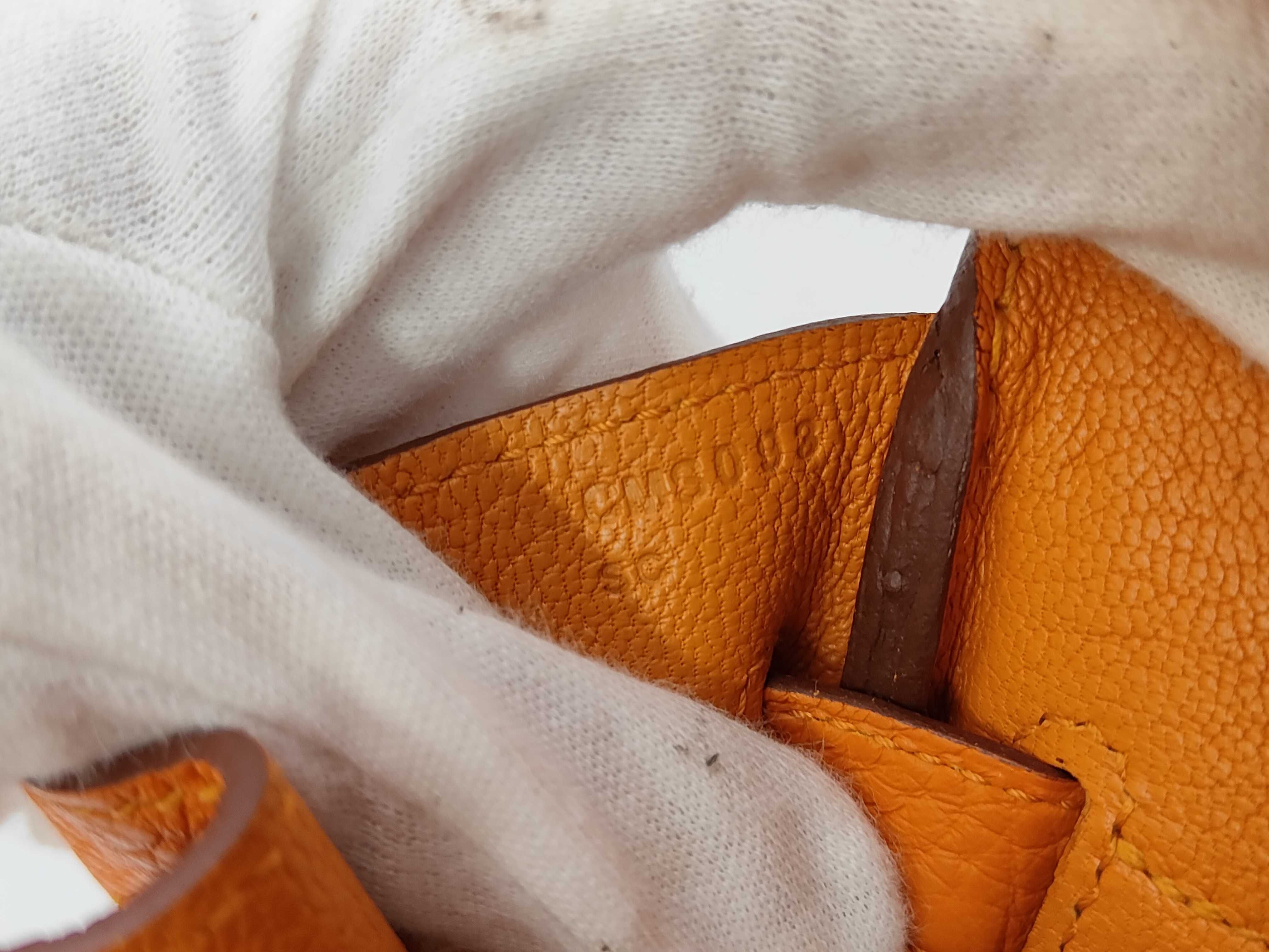 Birkin 30 Apricot Taurillon Clemence Leather Silver Hardware C Stamp Handbag — view 11