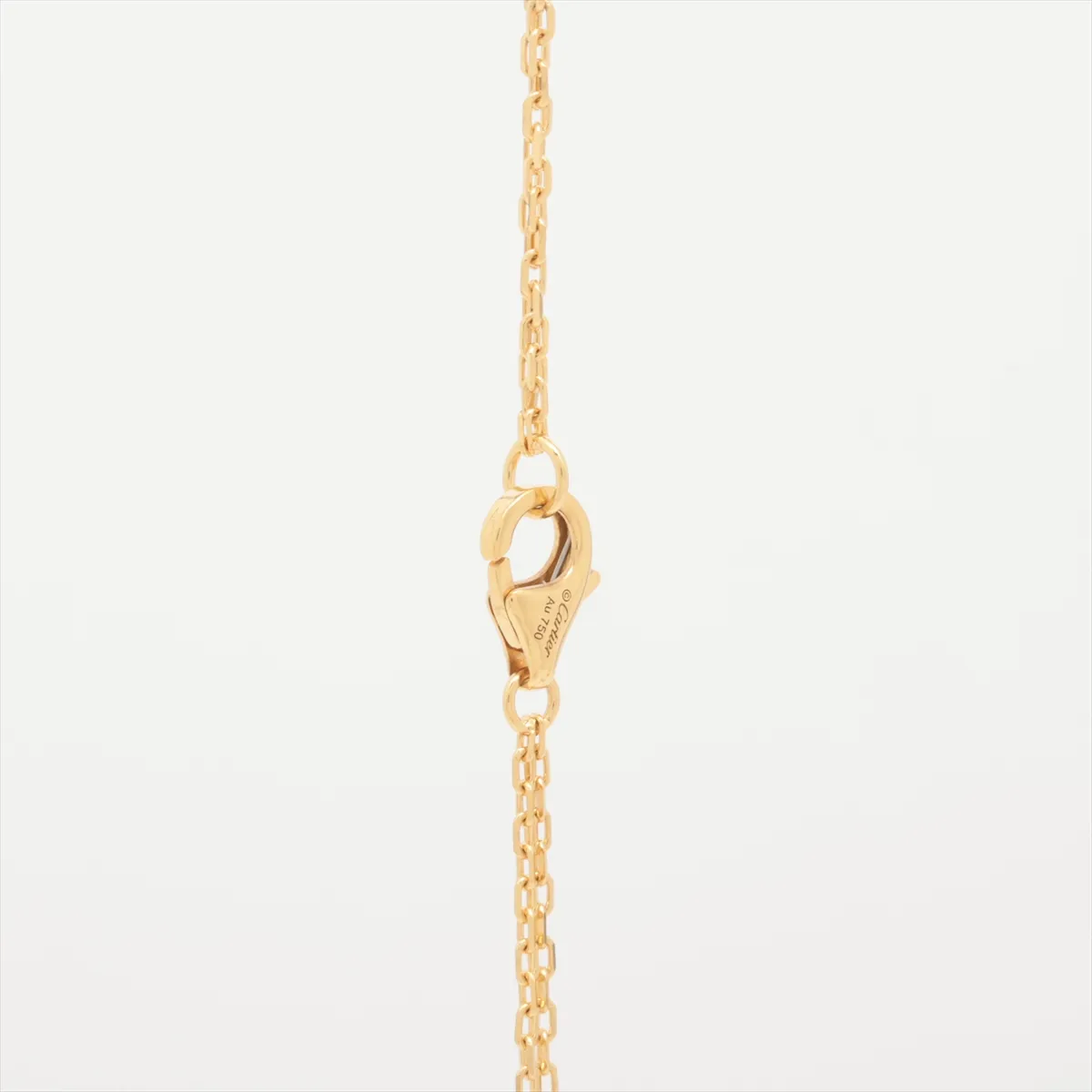 Love Circle 2P Diamond Necklace 750(YG) 6.3g PFT682 — view 3
