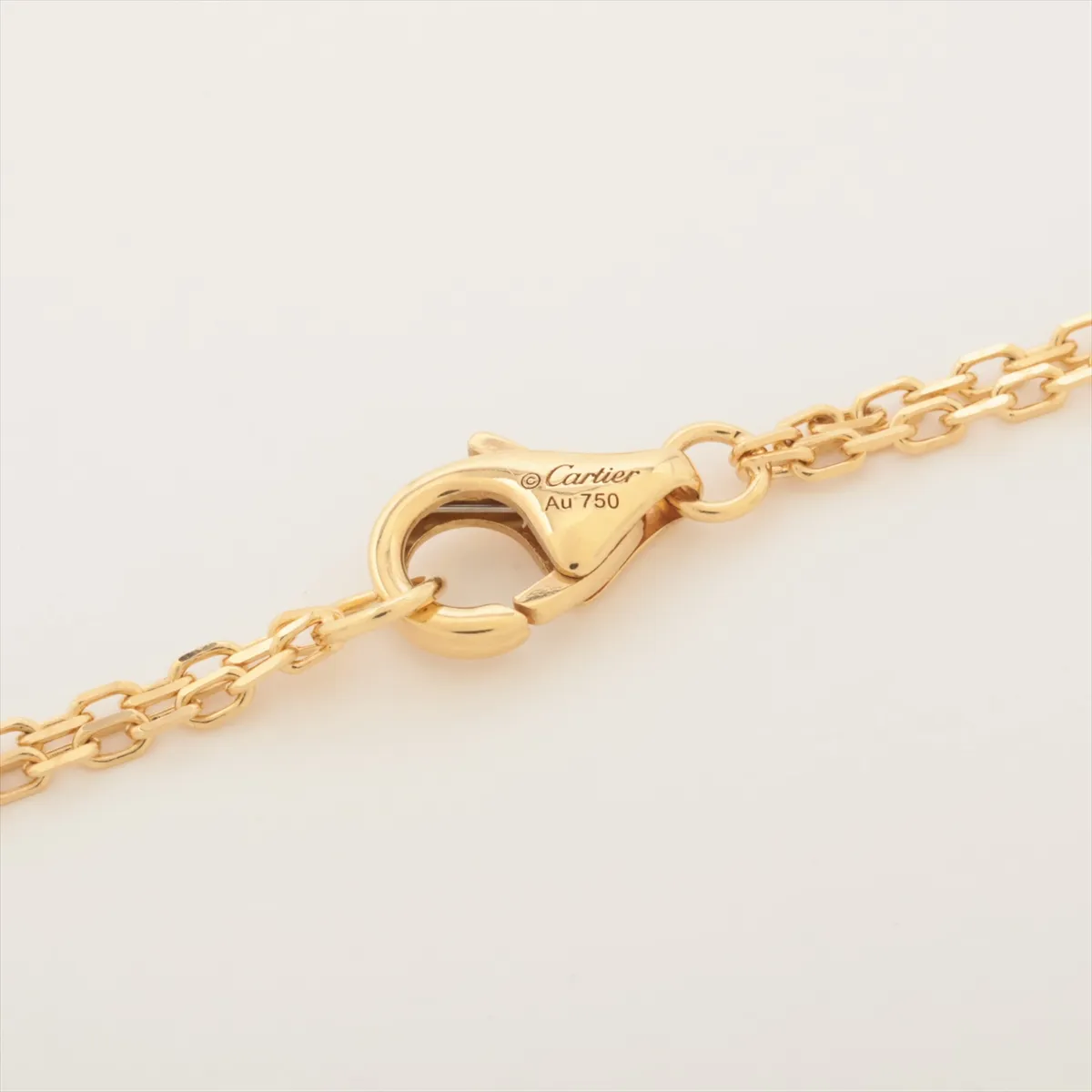 Love Circle 2P Diamond Necklace 750(YG) 6.3g PFT682 — view 4