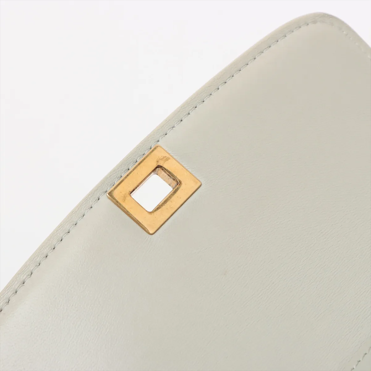 Classic Box Small Leather Shoulder Bag Green F Mark — view 14