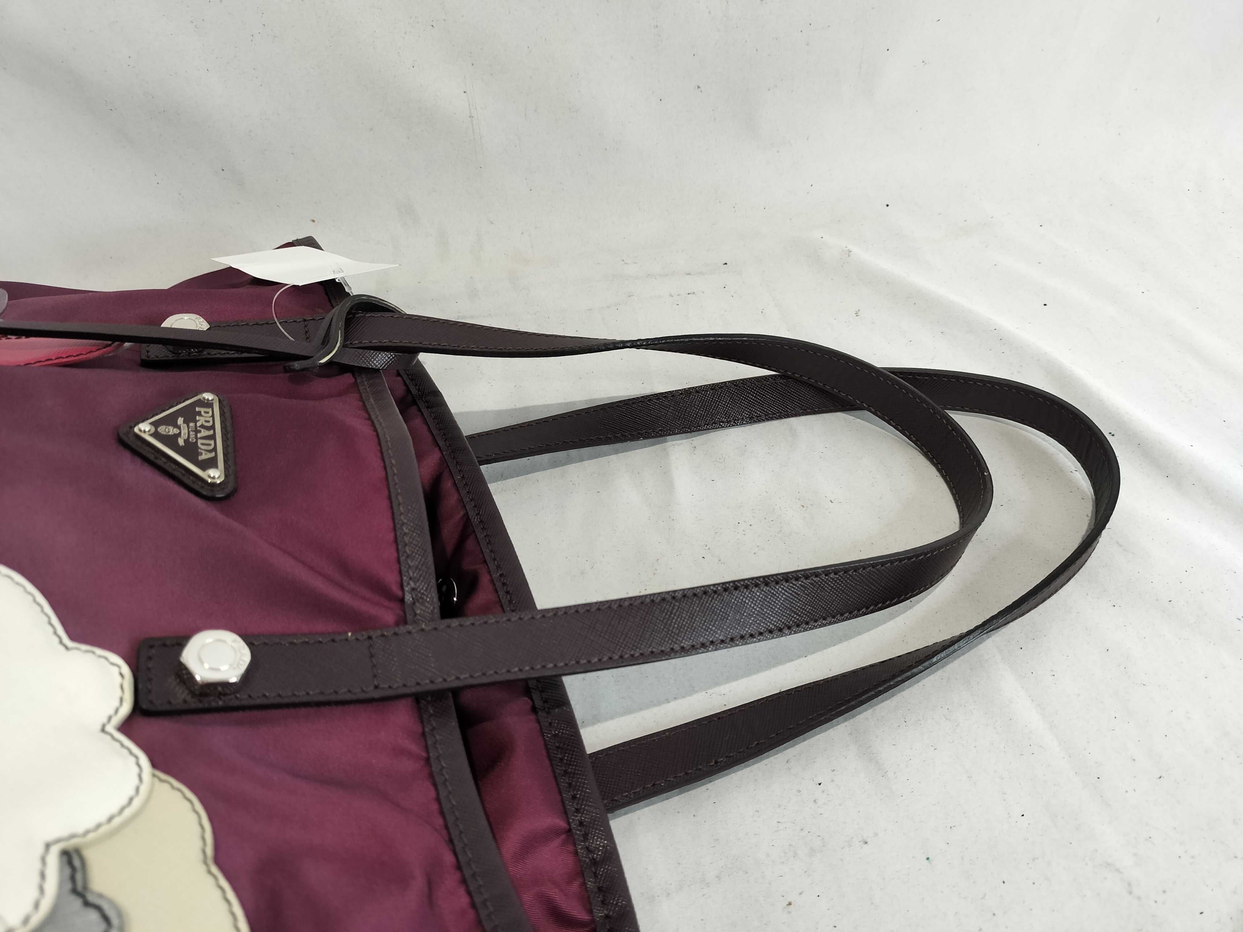 Nylon Applique Tote Bag Handbag — view 4