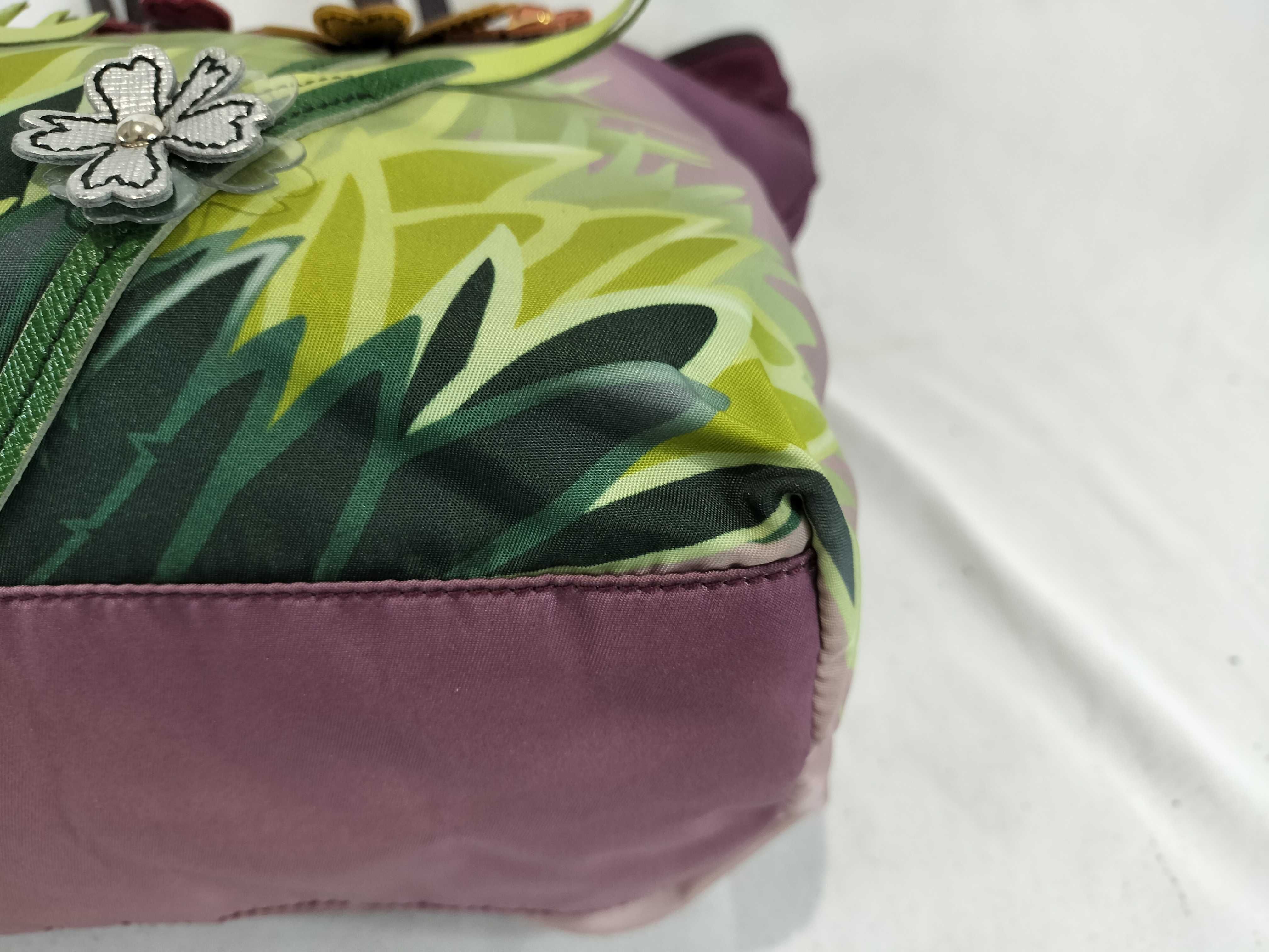 Nylon Applique Tote Bag Handbag — view 7