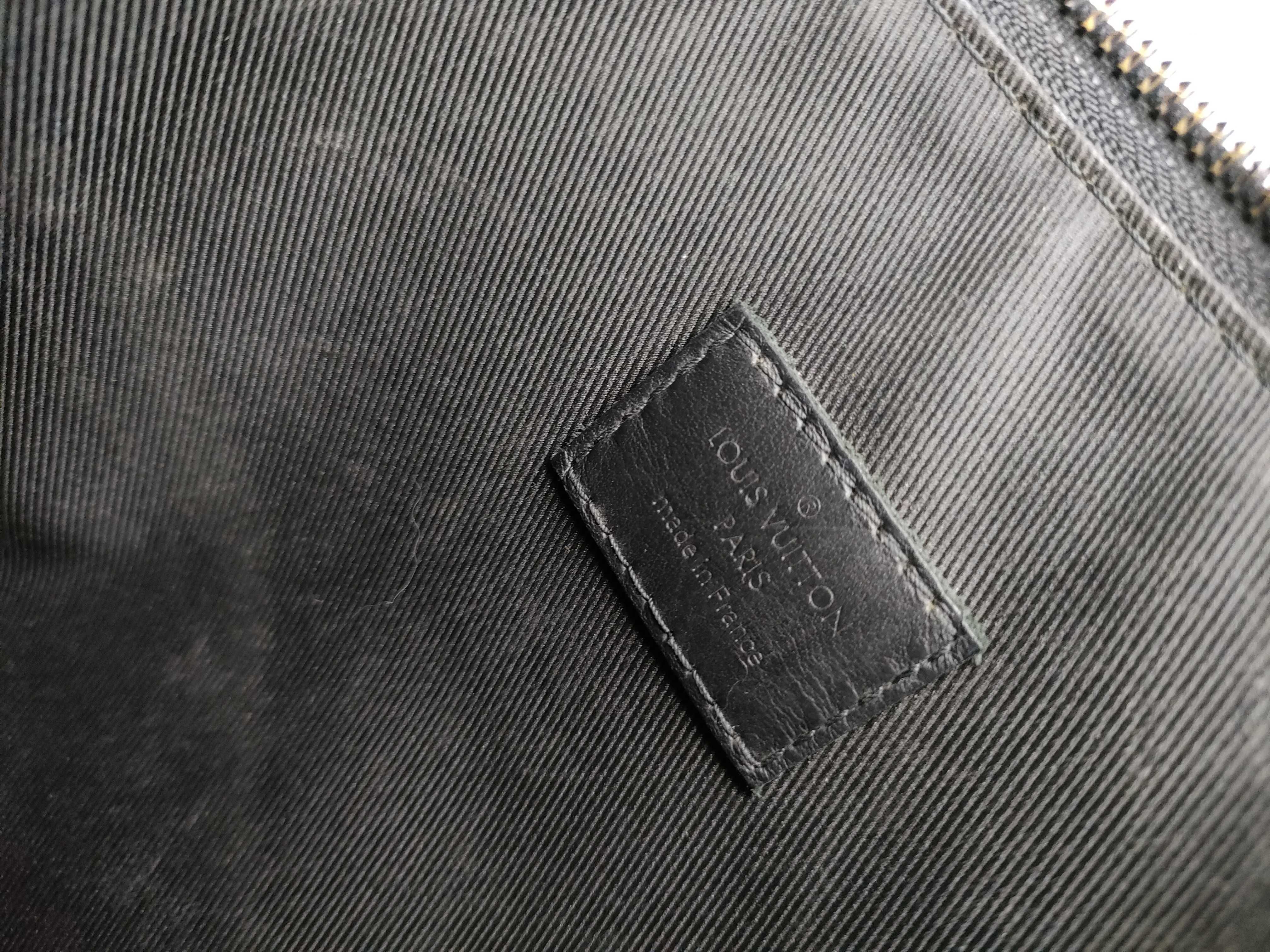 DU- LV Aerogram Pochette iPad M69837 Black Second Bag — view 11