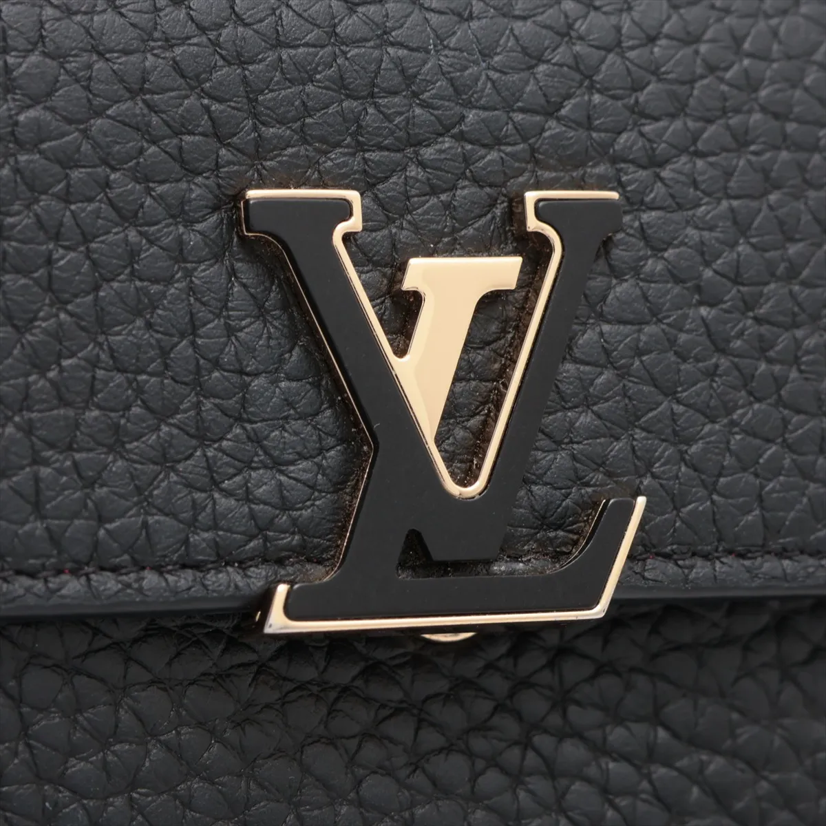 Taurillon Portefeuille Capucines XS M68587 Noir Compact Wallet (RFID detected) — view 9