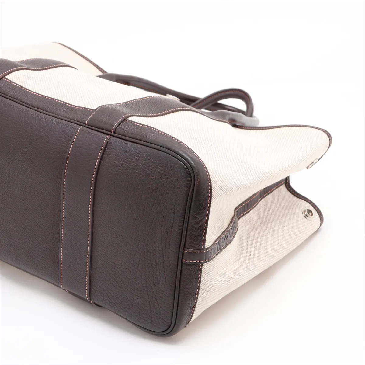 Garden Party 36 PM Toile H x Buffle Beige x Brown Silver Hardware I: 2005 — view 3