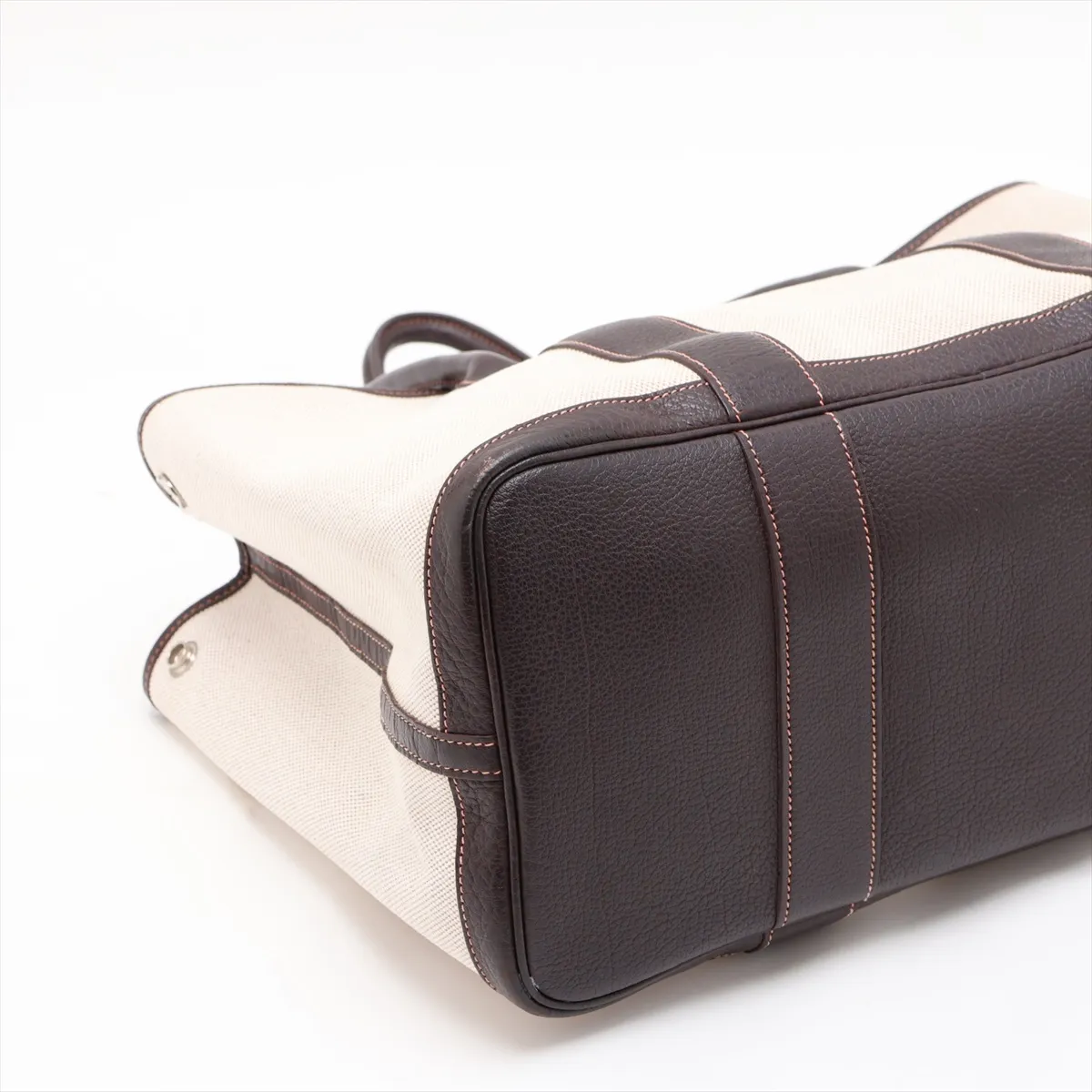 Garden Party 36 PM Toile H x Buffle Beige x Brown Silver Hardware I: 2005 — view 4