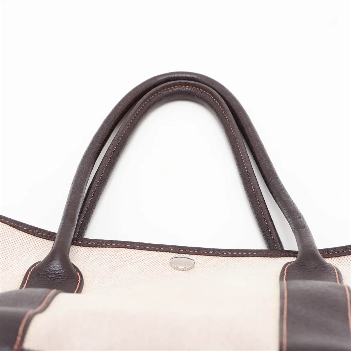 Garden Party 36 PM Toile H x Buffle Beige x Brown Silver Hardware I: 2005 — view 6