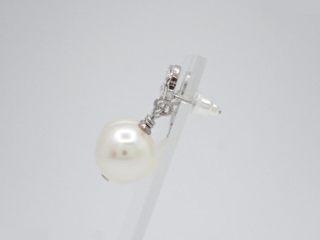 Earrings, Coco Mark, Pearl — view 3