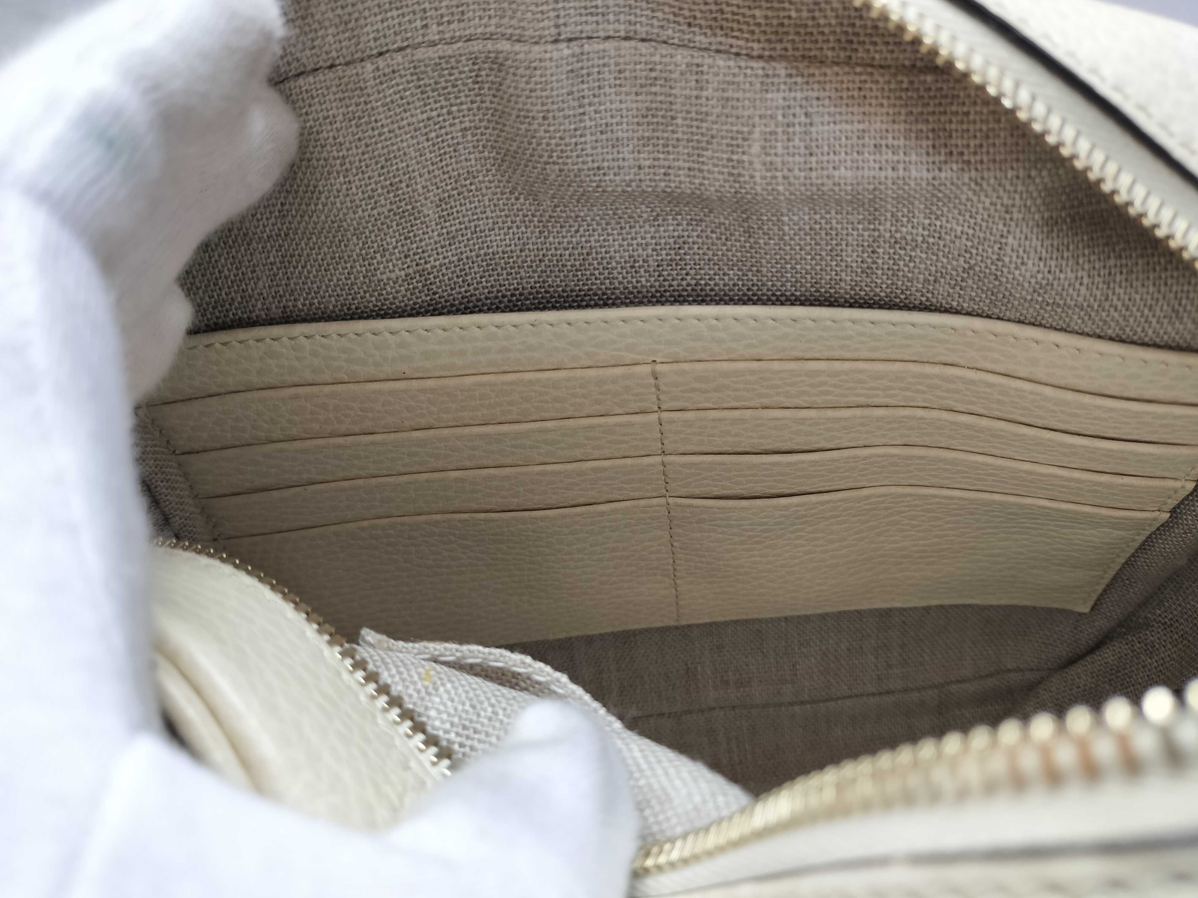 GG Canvas Shoulder Bag 449413 520981 — view 12