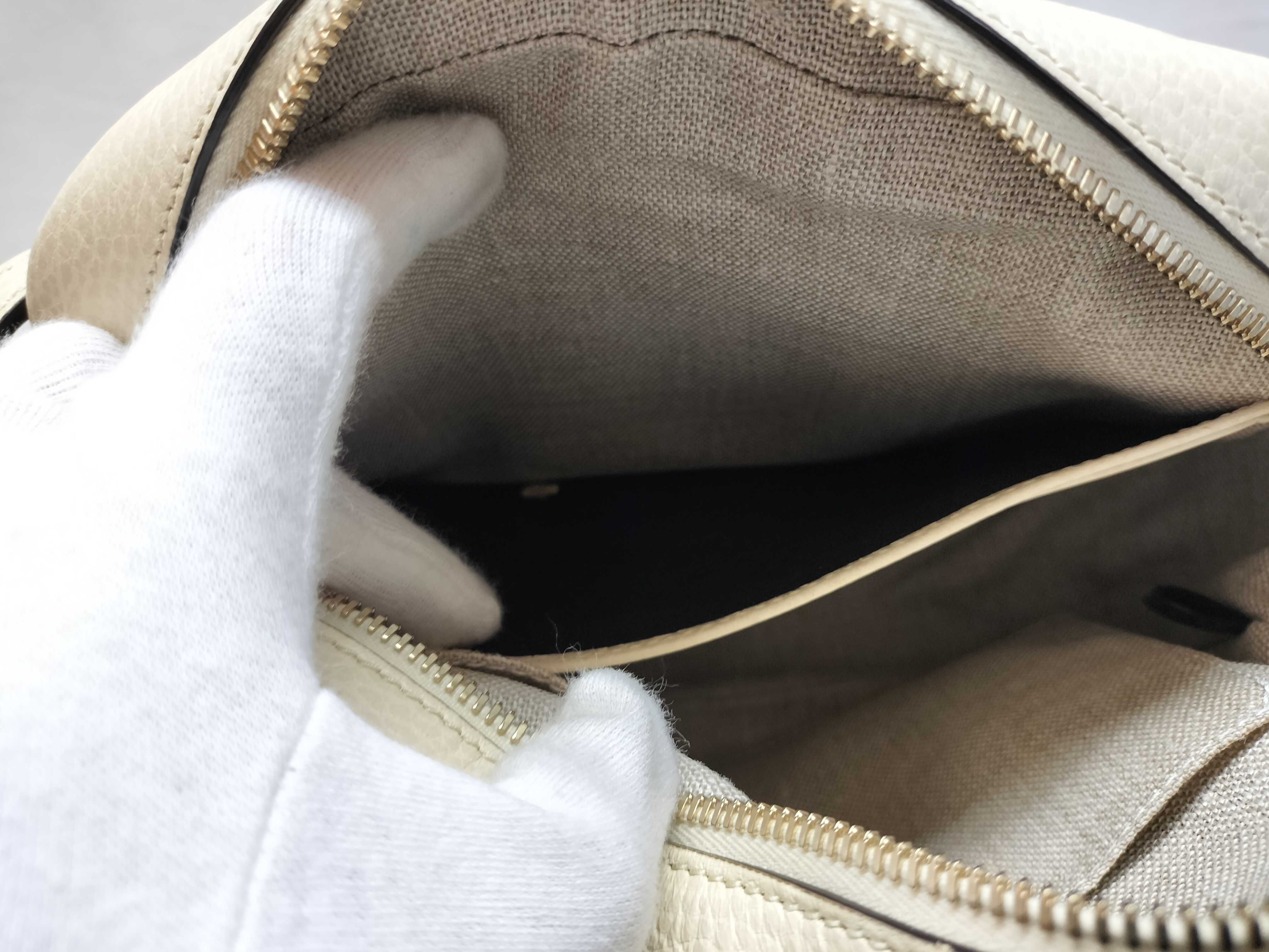 GG Canvas Shoulder Bag 449413 520981 — view 13