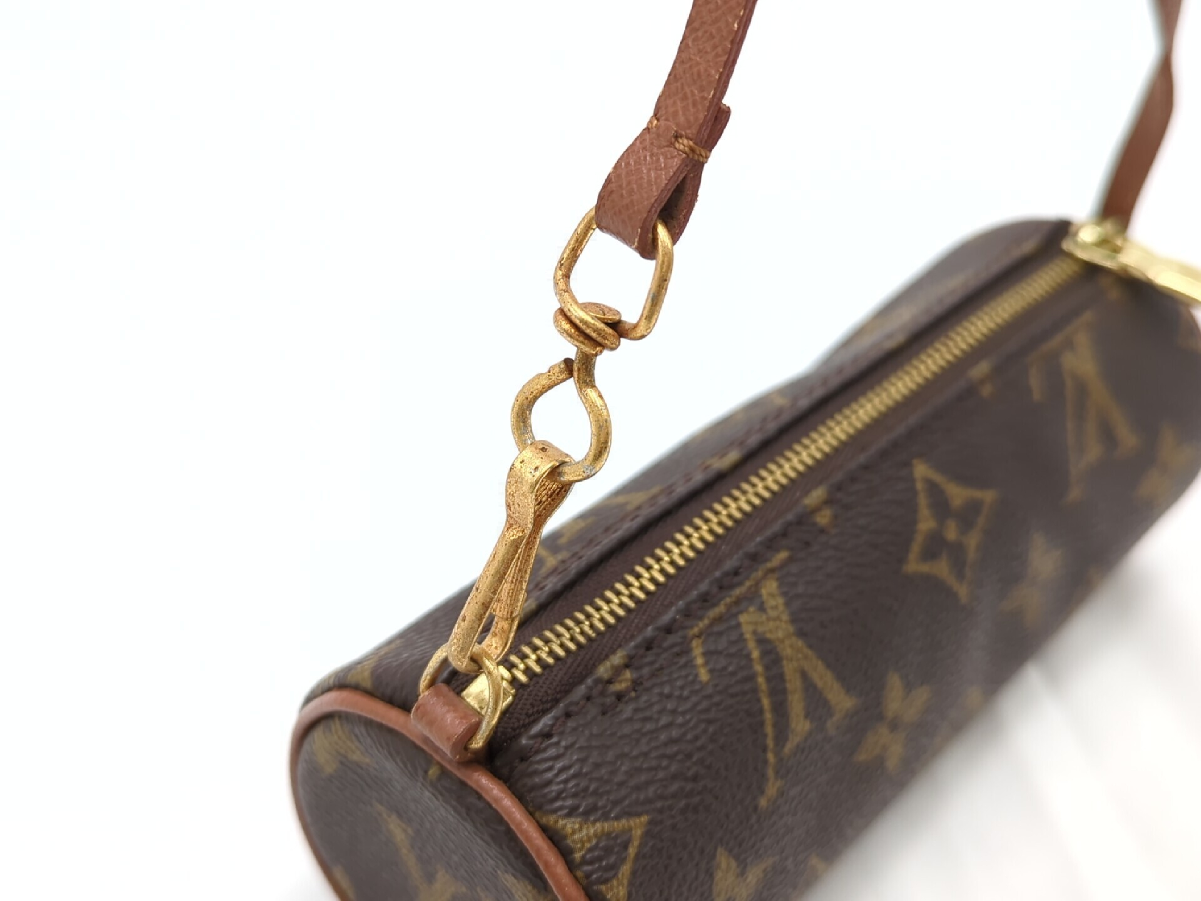 Monogram Papillon Pouch Handbag — view 7