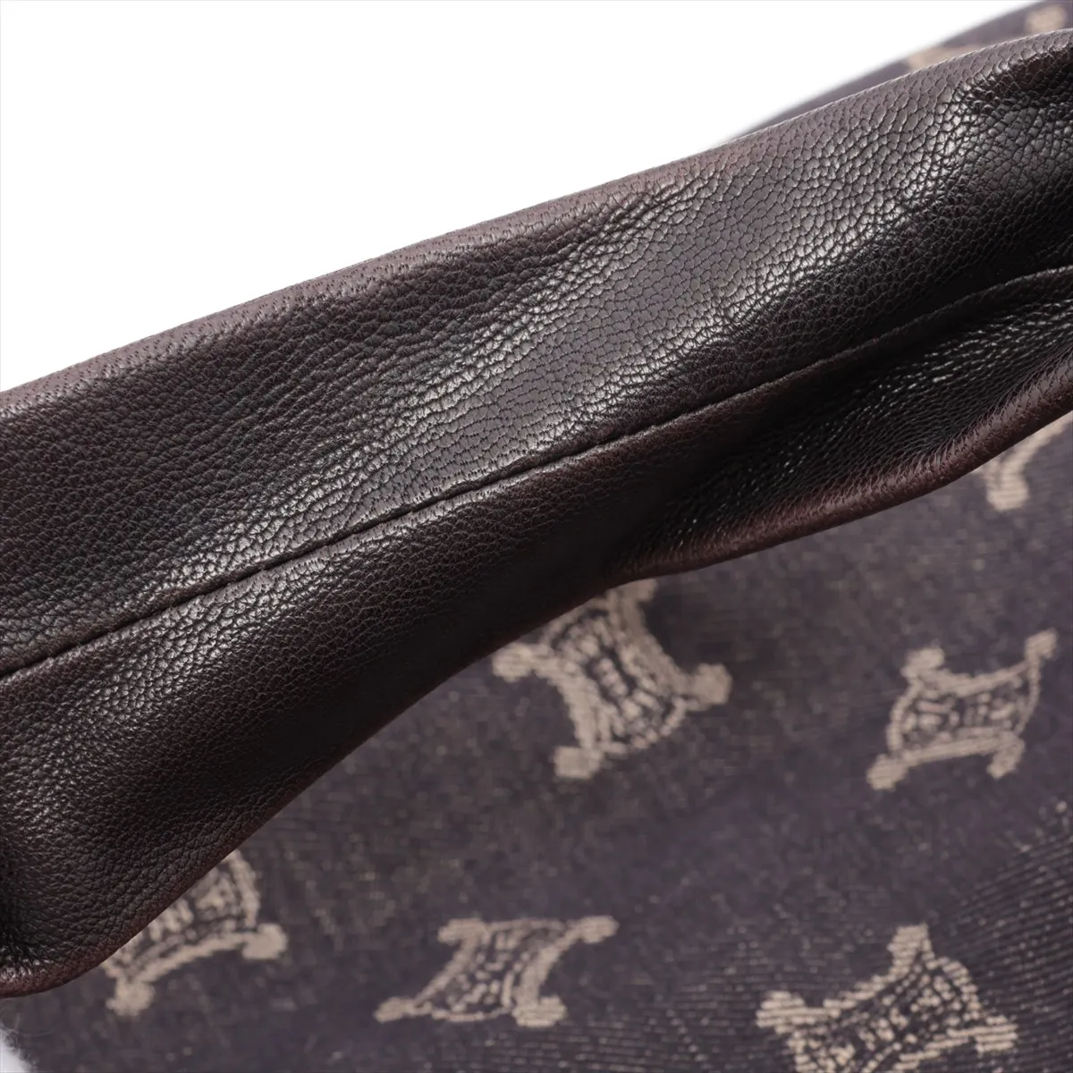 Paris Macadam Bittersweet Denim x Leather Handbag Blue — view 12