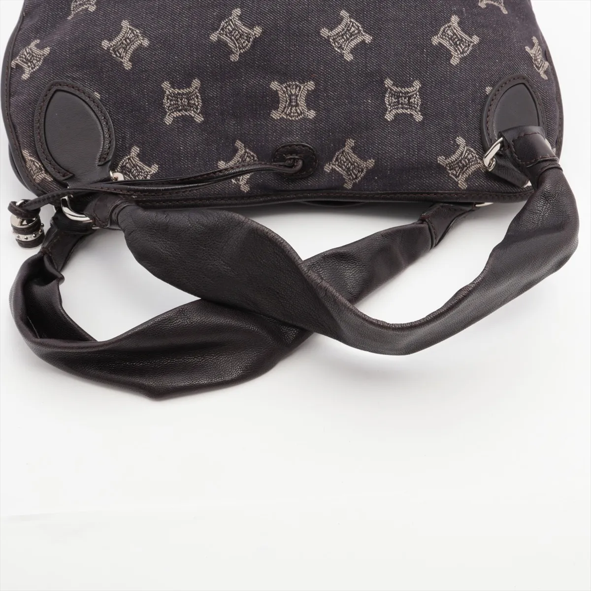 Paris Macadam Bittersweet Denim x Leather Handbag Blue — view 5