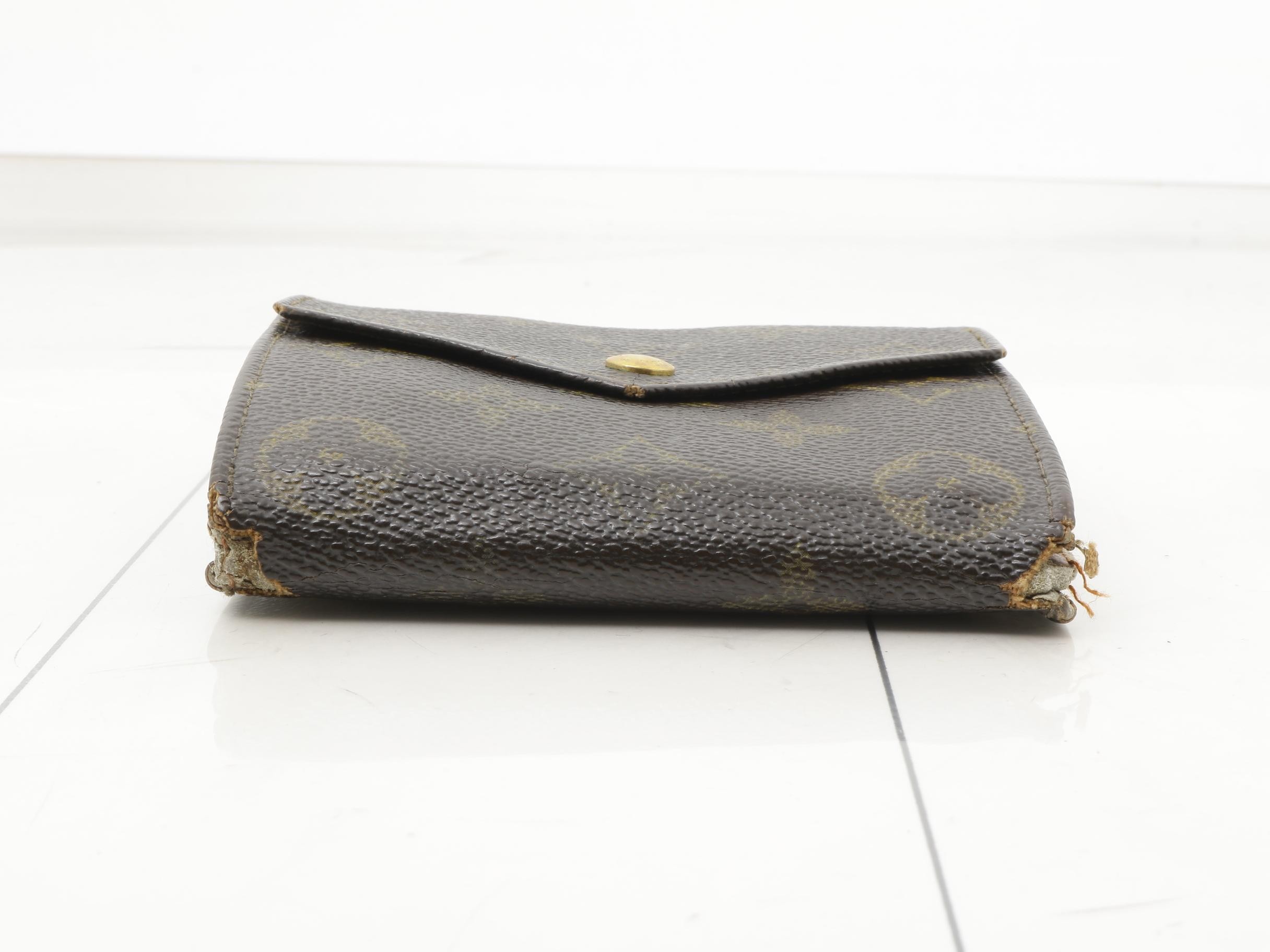 Monogram Portemonnaie Billet Carte Credit Tri-fold Wallet — view 3