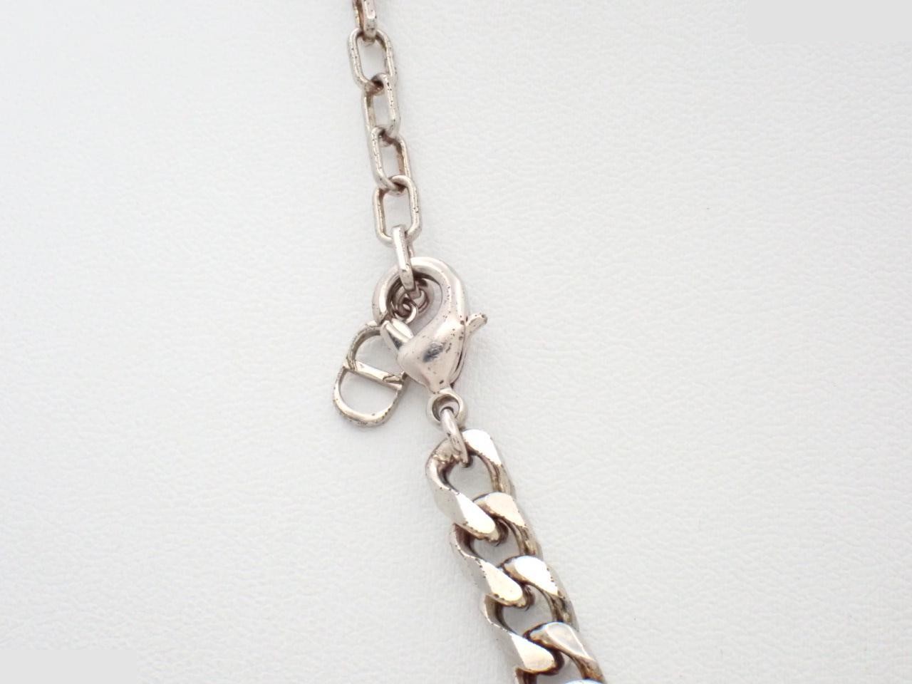 CD Icon Link Chain Necklace, Neck Circumference Approx. 50cm — view 2