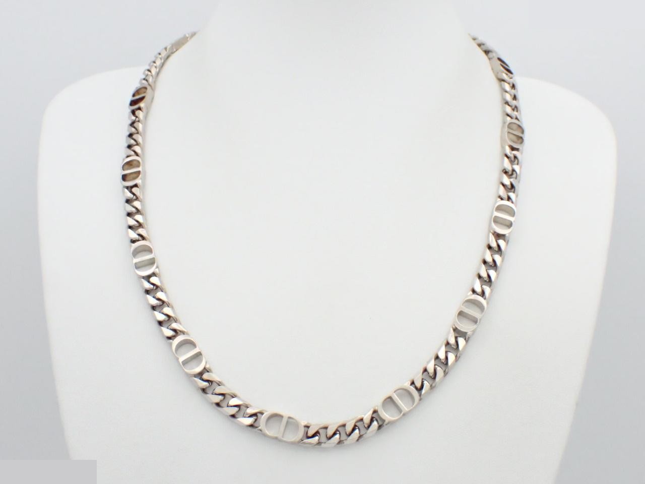 CD Icon Link Chain Necklace, Neck Circumference Approx. 50cm — view 3