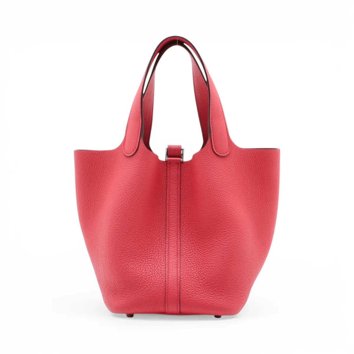 Picotin Lock 18 PM, Taurillon Maurice leather, Rose Mexico, Silver hardware, Year: 2020 — view 2